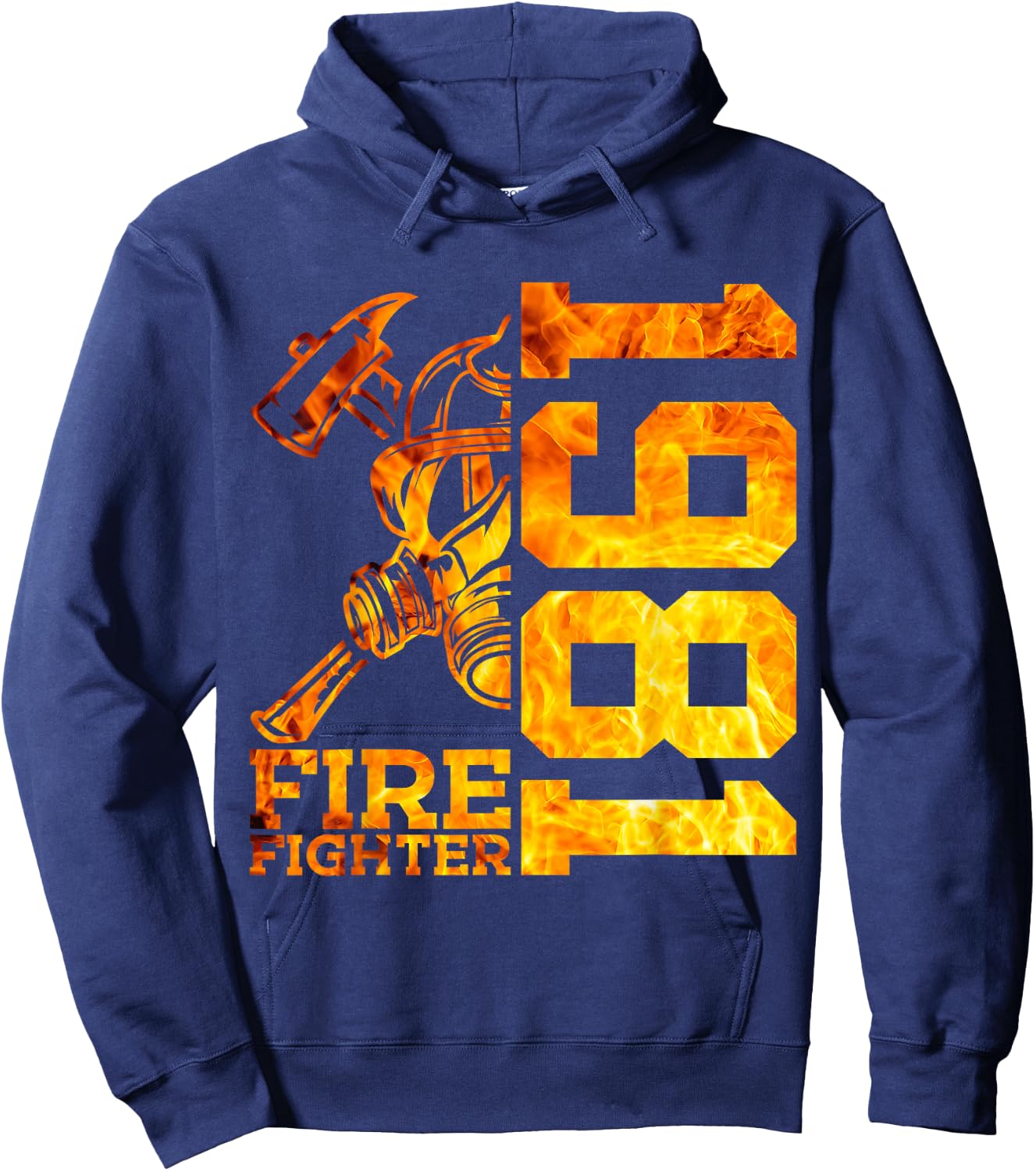 Fire Fighter 1981 45 Jahre Feuerwehr 45. Geburtstag Hoodie - Hoodie | Navy