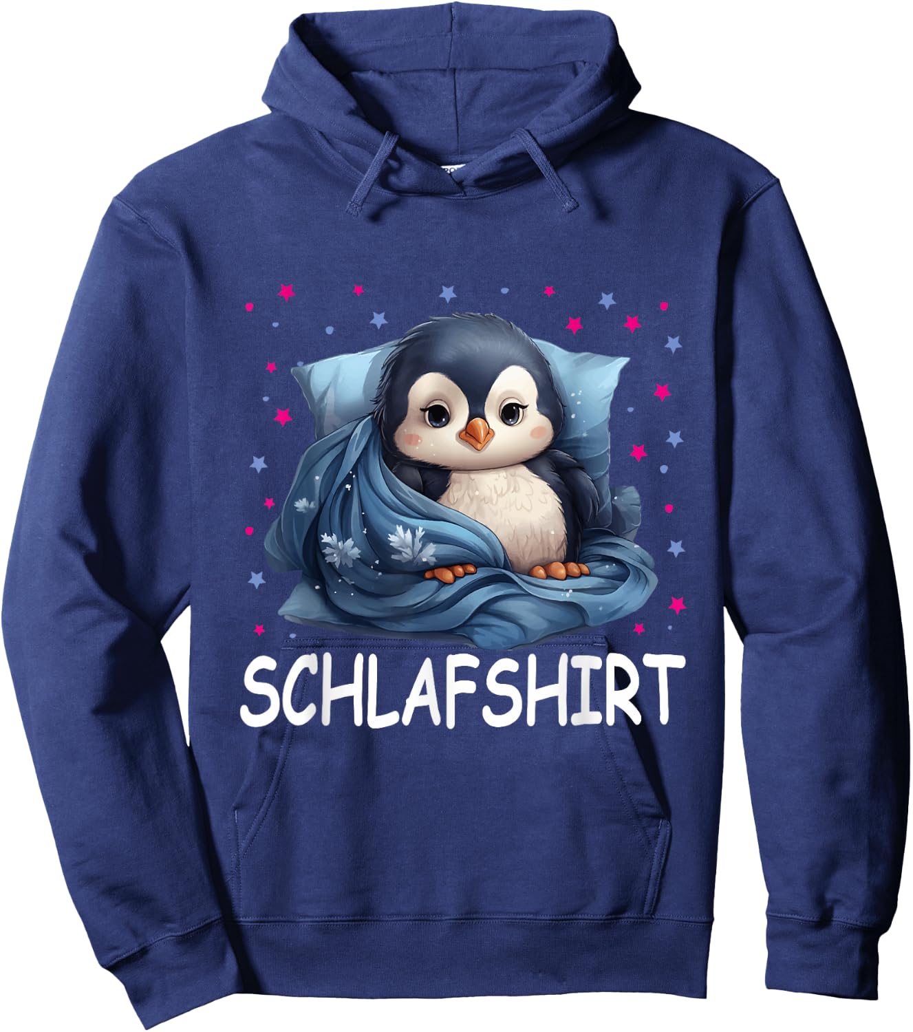 Penguin Official Sleep Shirt Cute Penguin Pyjamas , black Hoodie - Hoodie | Navy