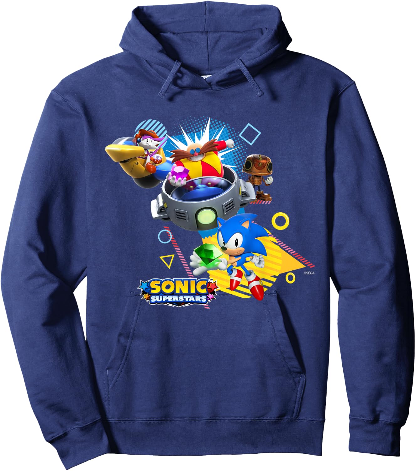 Sonic The Hedgehog, Sonic Superstars - Game Over Hoodie - Hoodie | Navy