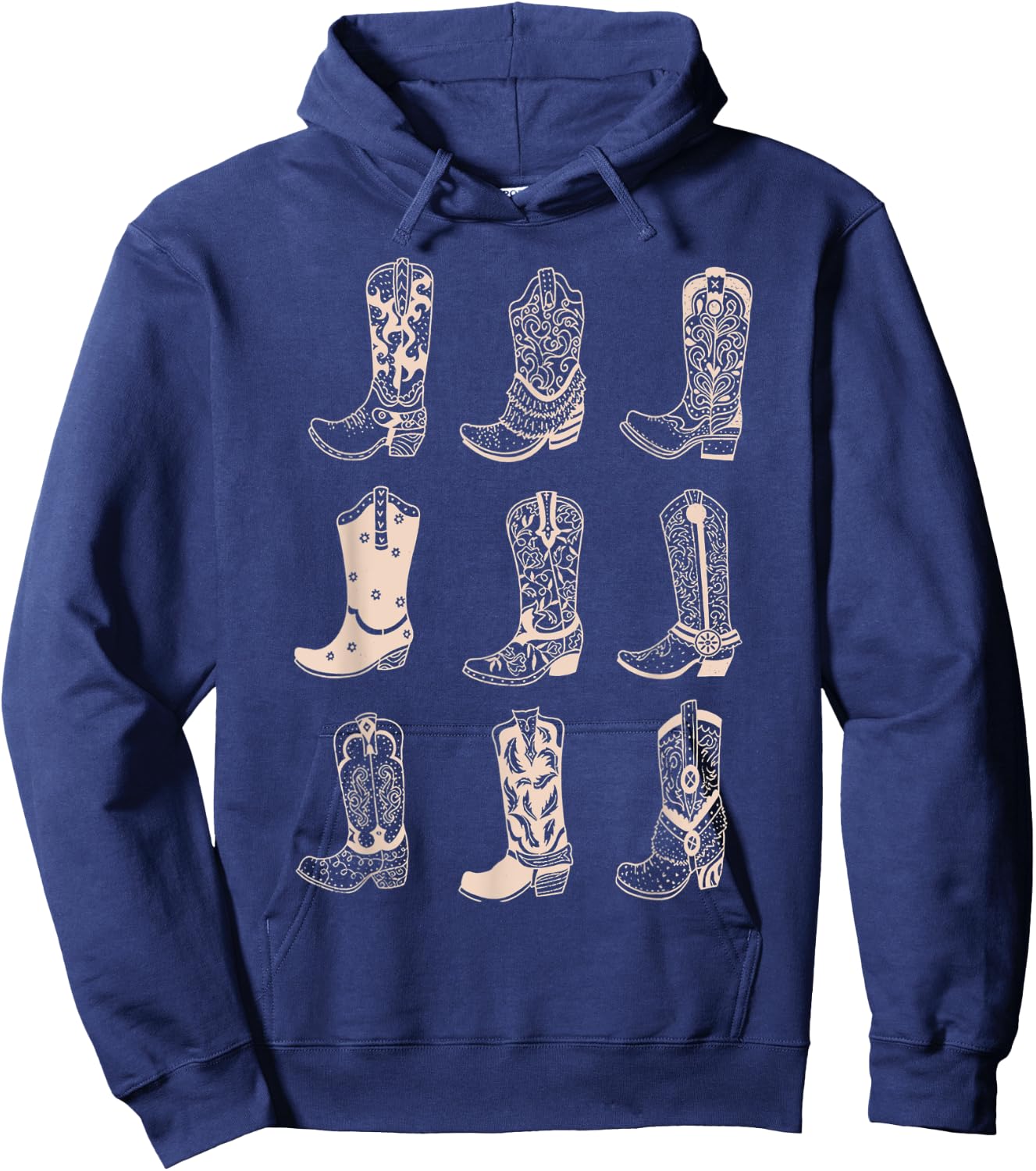 Cowgirl Boots Shirt, Cowgirl Boots , Cowgirl Texas Hoodie - Hoodie | Navy