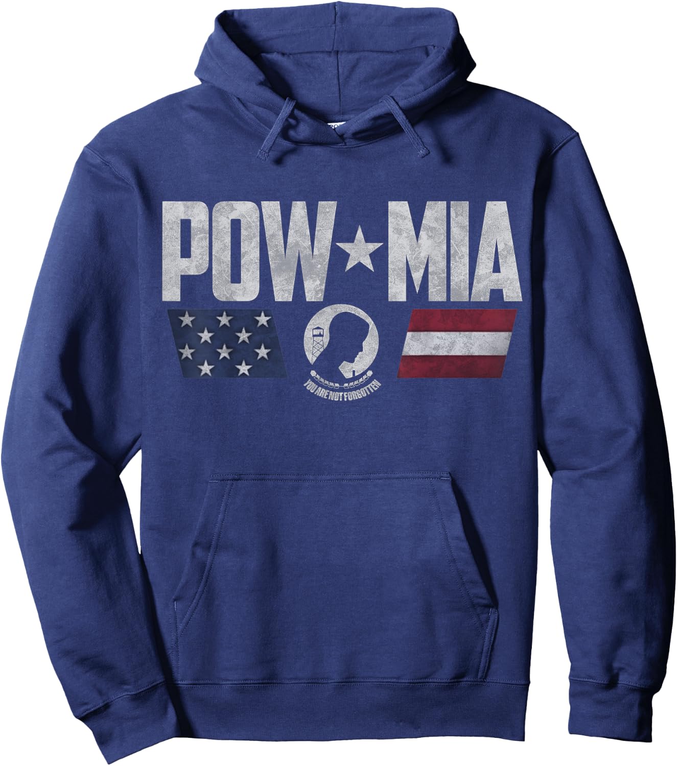 POW/MIA Logo Hoodie - Hoodie | Navy
