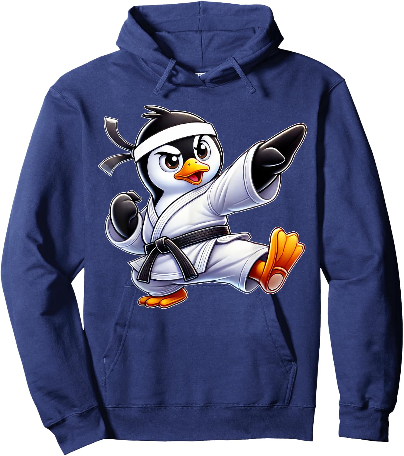 Penguin Karate Martial Arts Hoodie - Hoodie | Navy