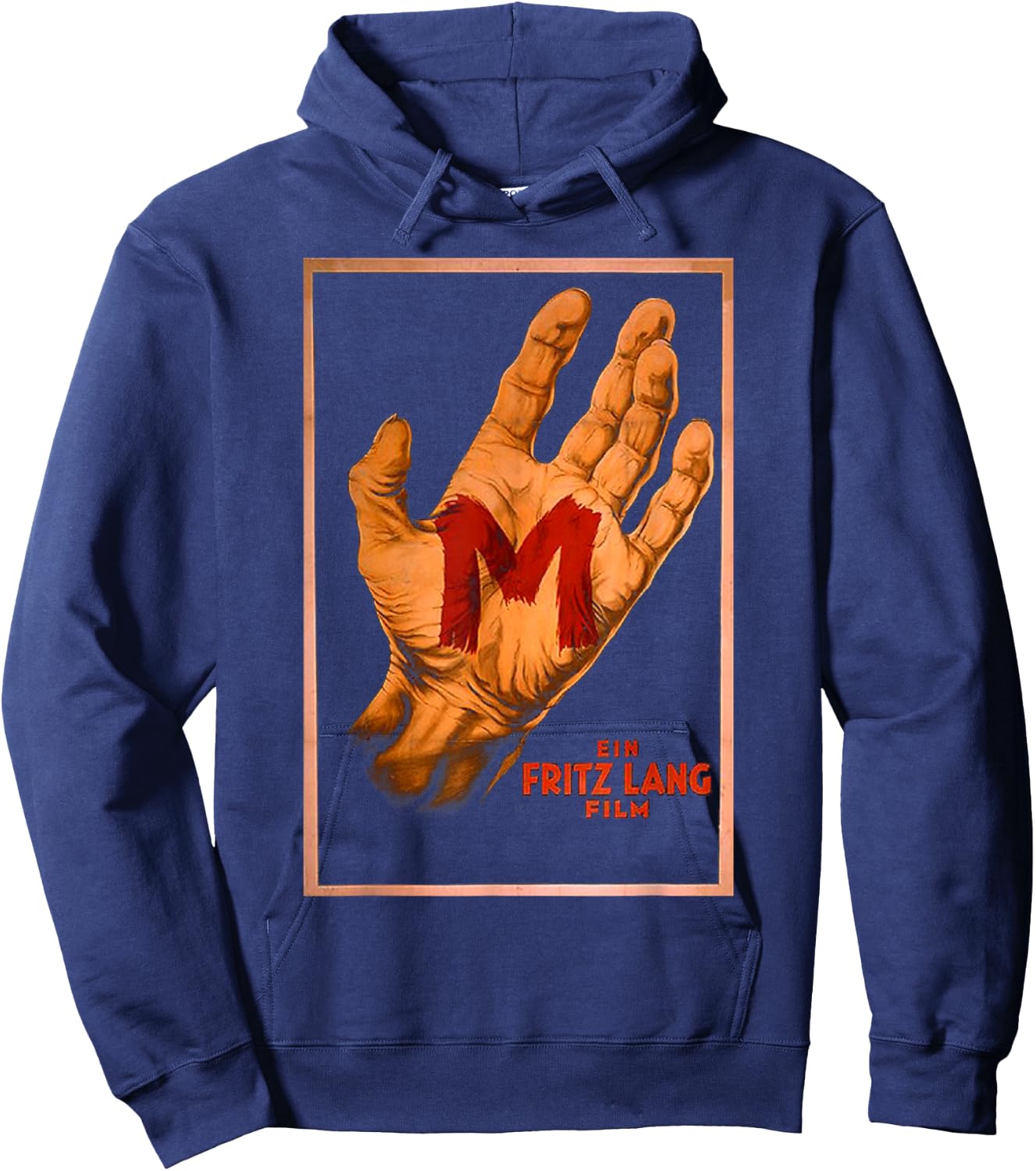 M - Eine Stadt sucht ihren Mörder Stummfilm Klassiker Poster Hoodie - Hoodie | Navy