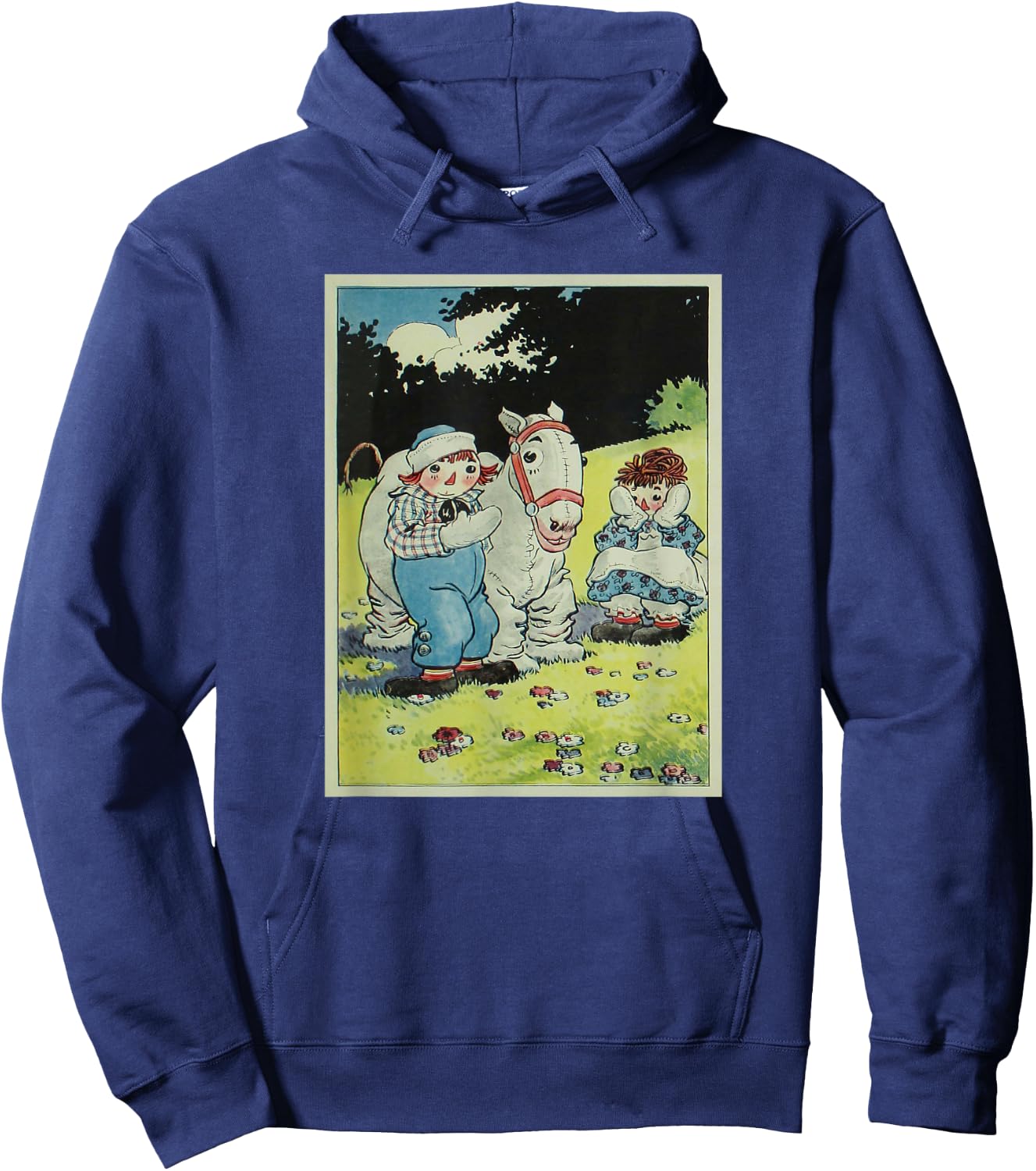 Raggedy Ann, Andy and the Camel with Wrinkled Knees Hoodie - Hoodie | Navy