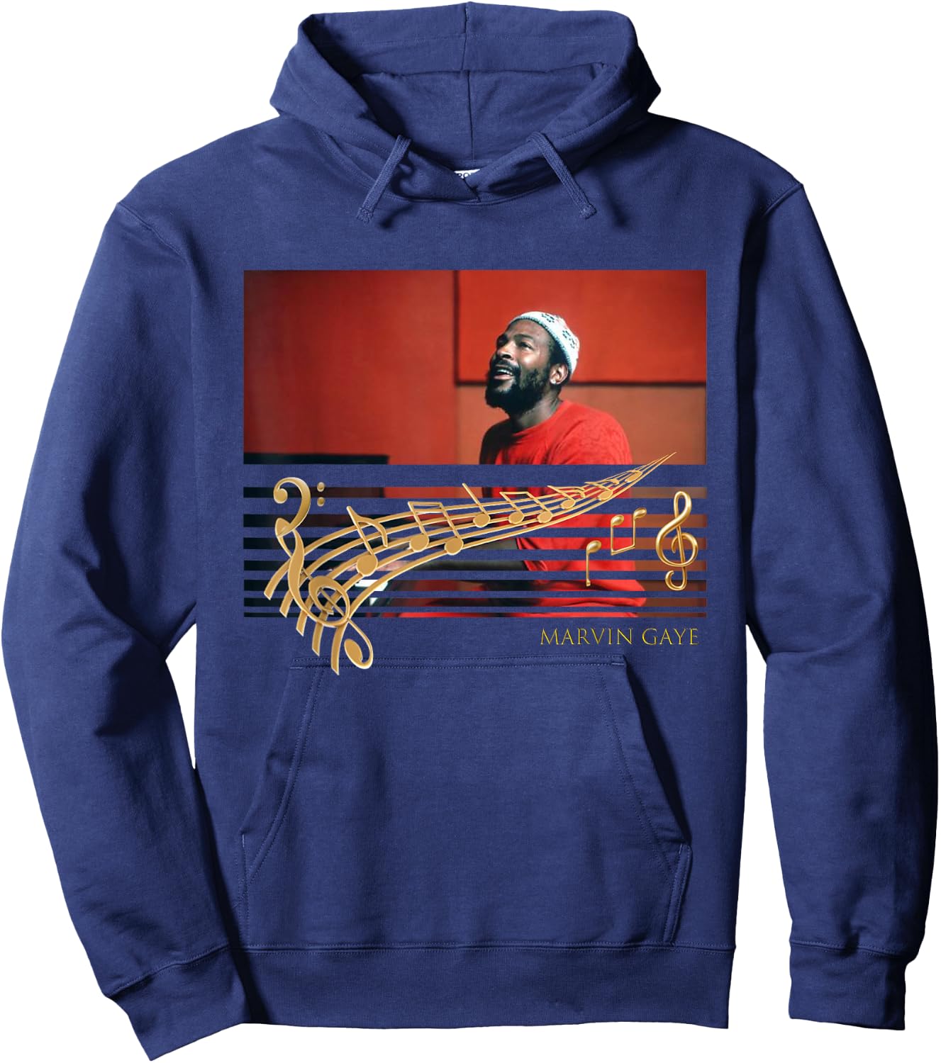 Marvin Gaye_005 Hoodie - Hoodie | Navy