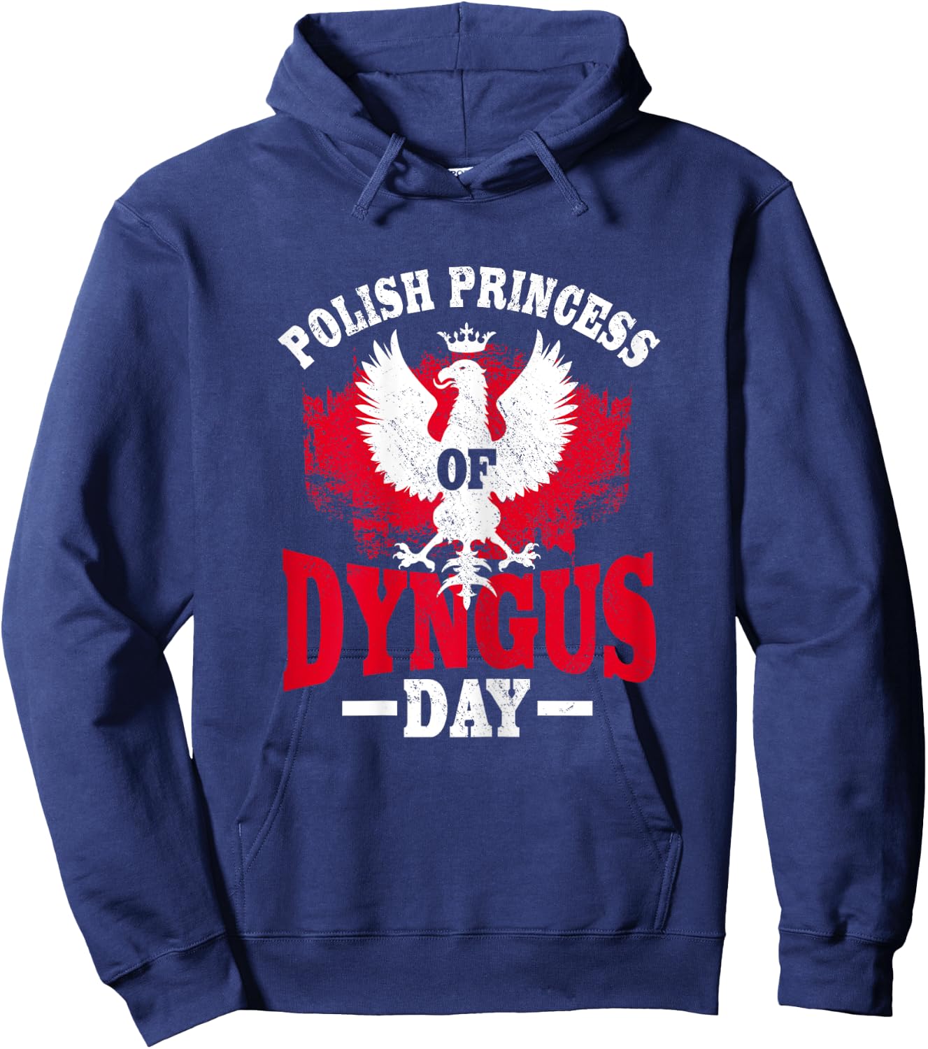 Polish Princess Of Dyngus Day Outfit Polish Pride Hoodie - Hoodie | Navy