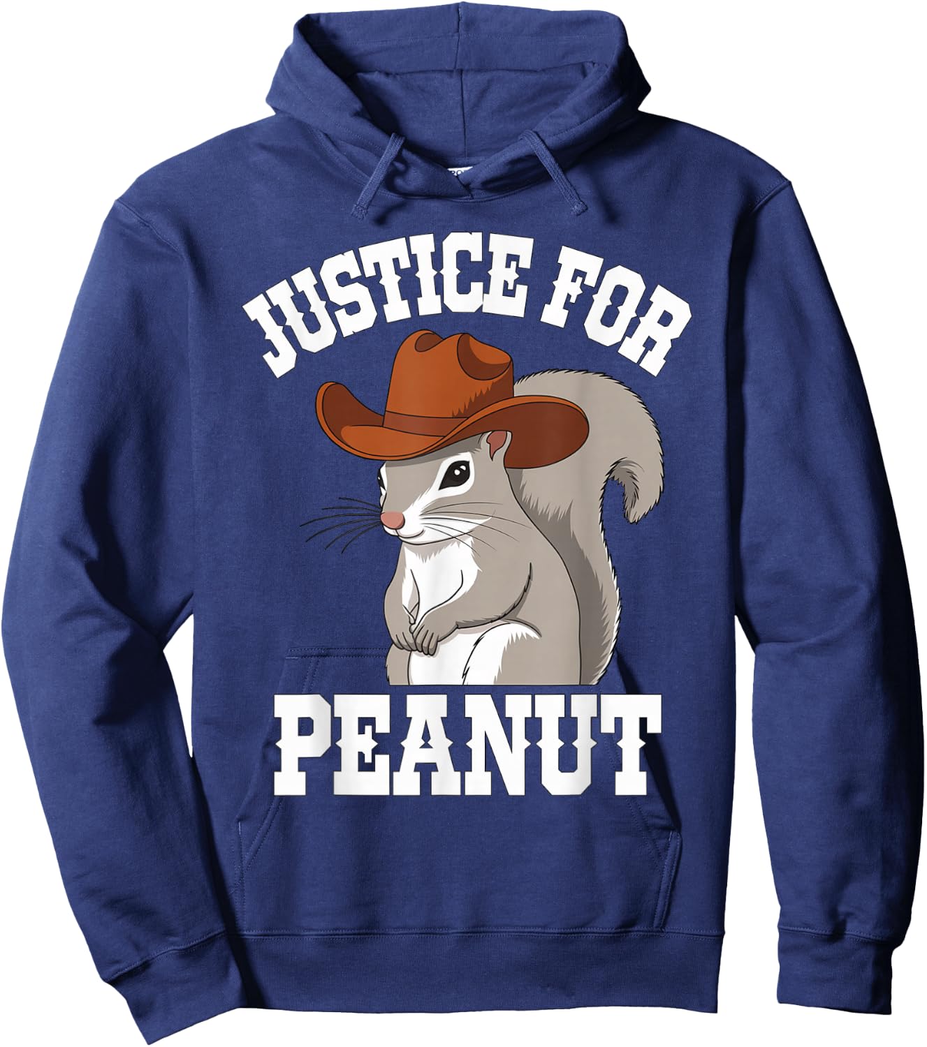 Justice For Peanut the Squirrel 2024 Hoodie - Hoodie | Navy