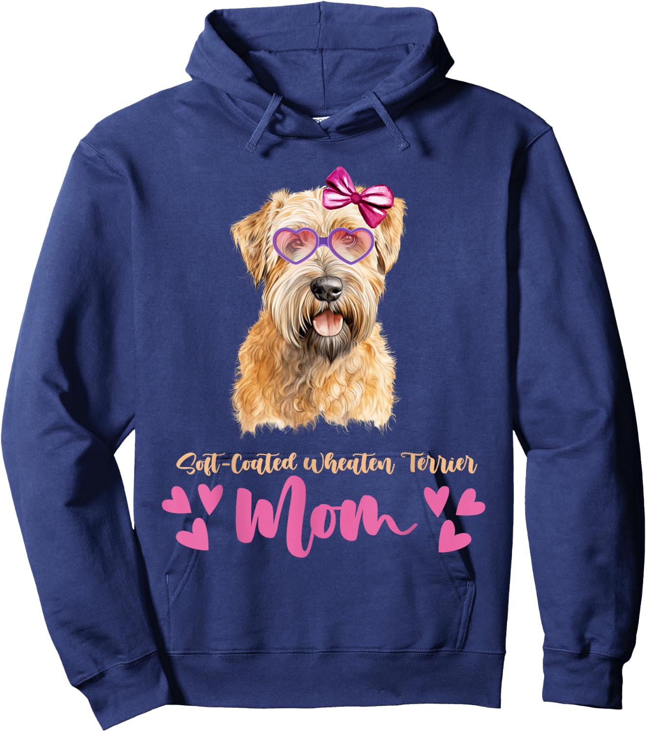 Soft-Coated Wheaten Terrier Dog Mom Mothers Day Lover Dog Hoodie - Hoodie | Navy