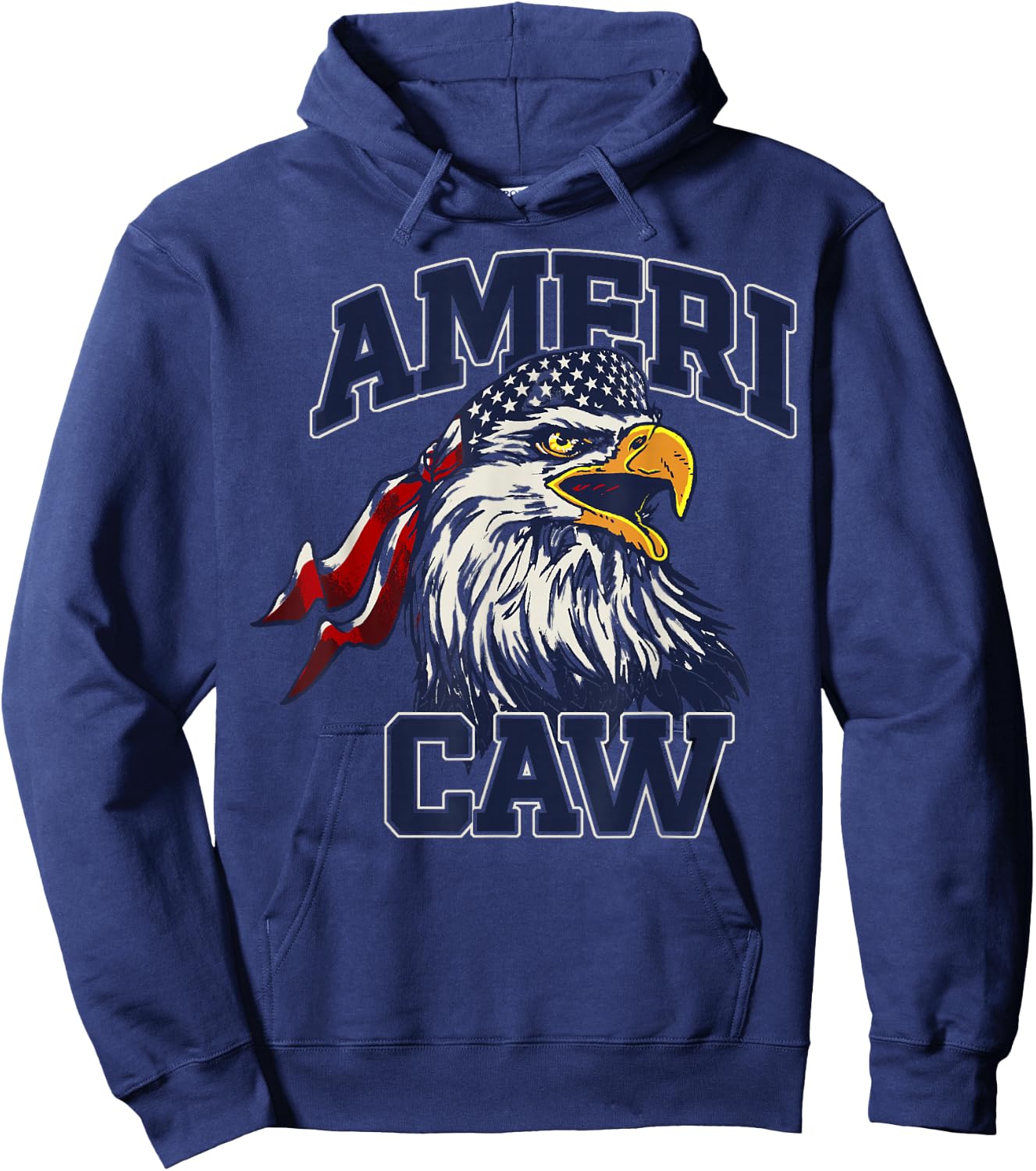 Americaw Bandanna Eagle Hoodie - Hoodie | Navy