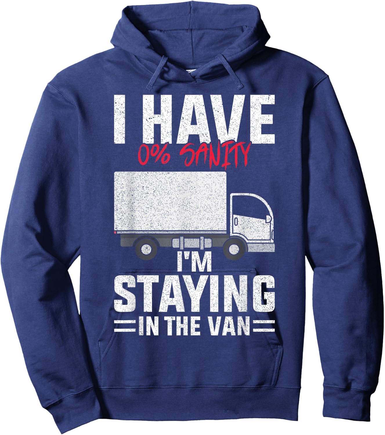 Funny I'm Staying in Tha Van Phasmophobia Man Women Hoodie - Hoodie | Navy