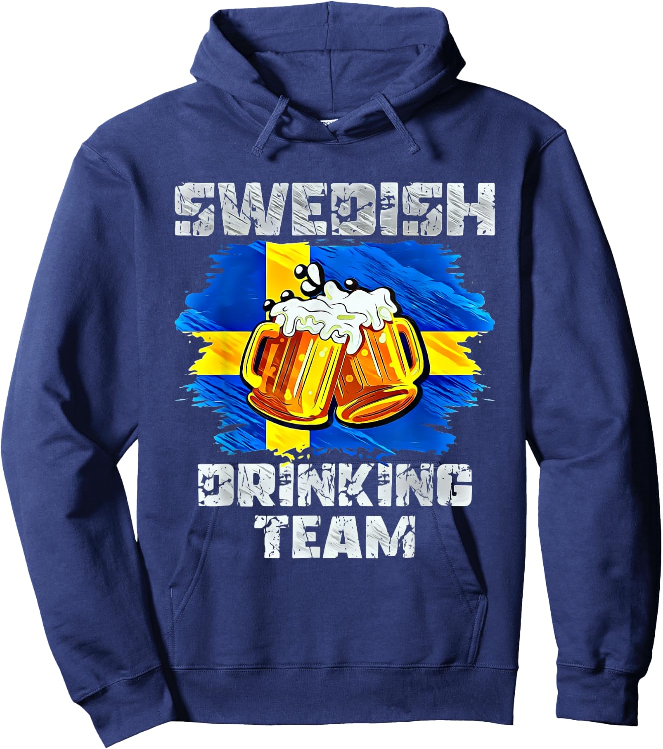 Swedish Drinking Team Hoodie - Hoodie | Navy