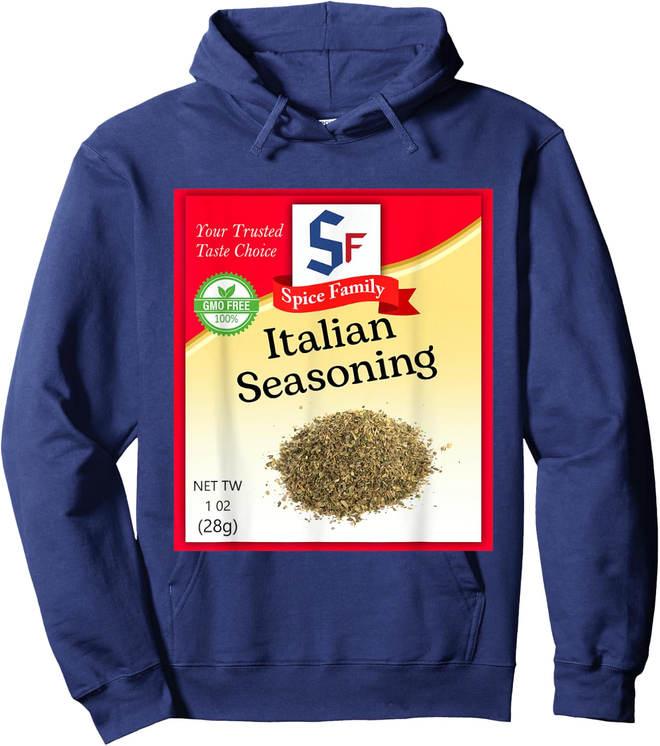 Italian Seasoning Condiment Holiday Spice Group Costumes Hoodie - Hoodie | Navy
