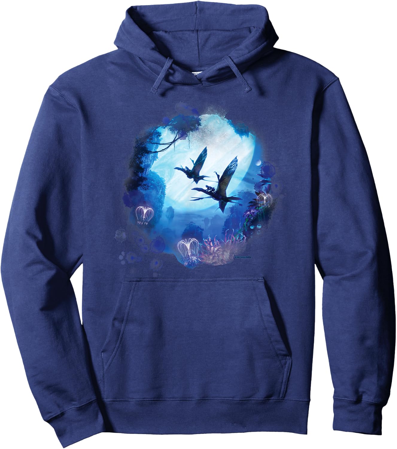 Avatar: The Way of Water Banshee NA’vi Night Flight Hoodie - Hoodie | Navy