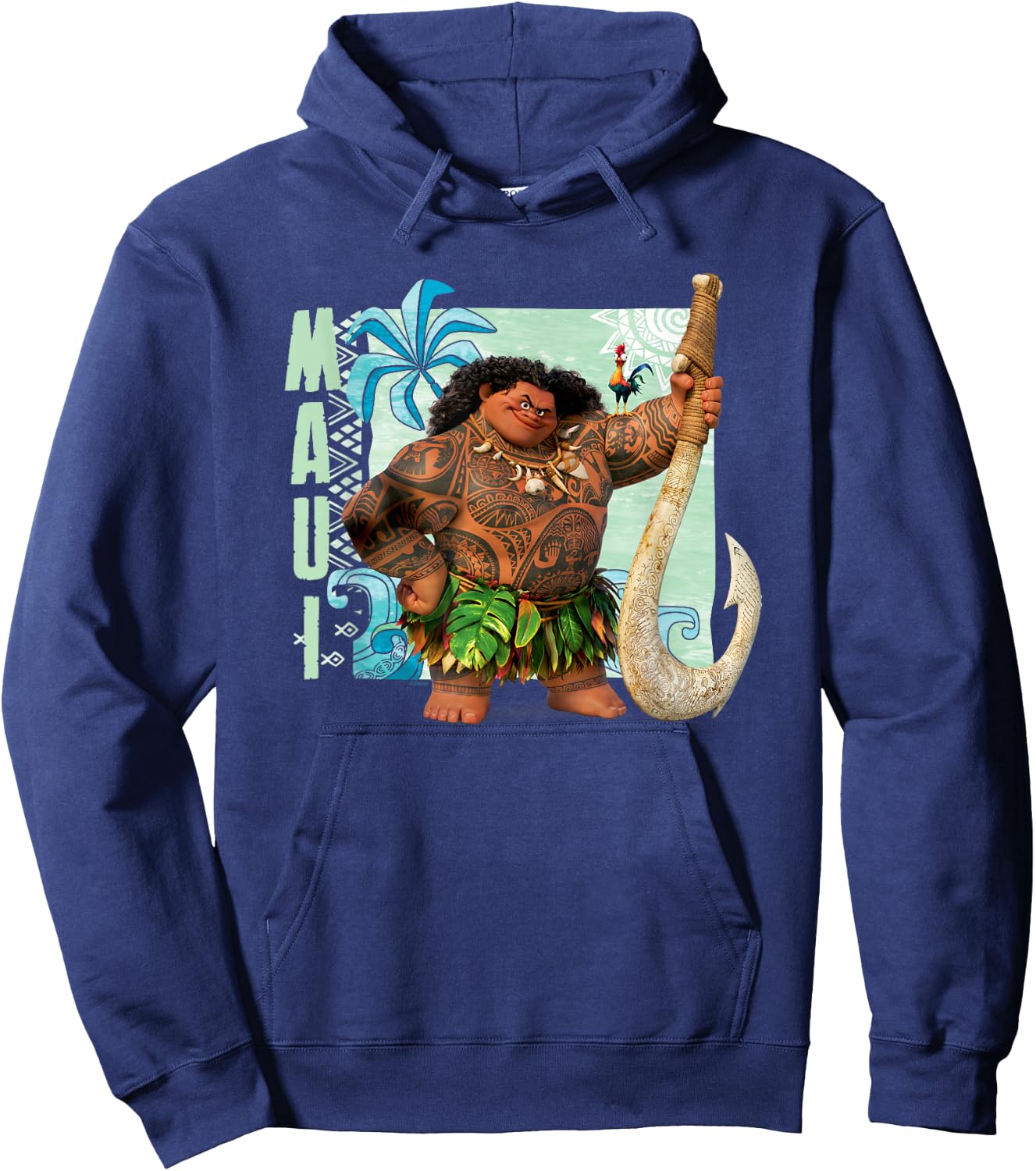 Moana Maui , black Hoodie - Hoodie | Navy