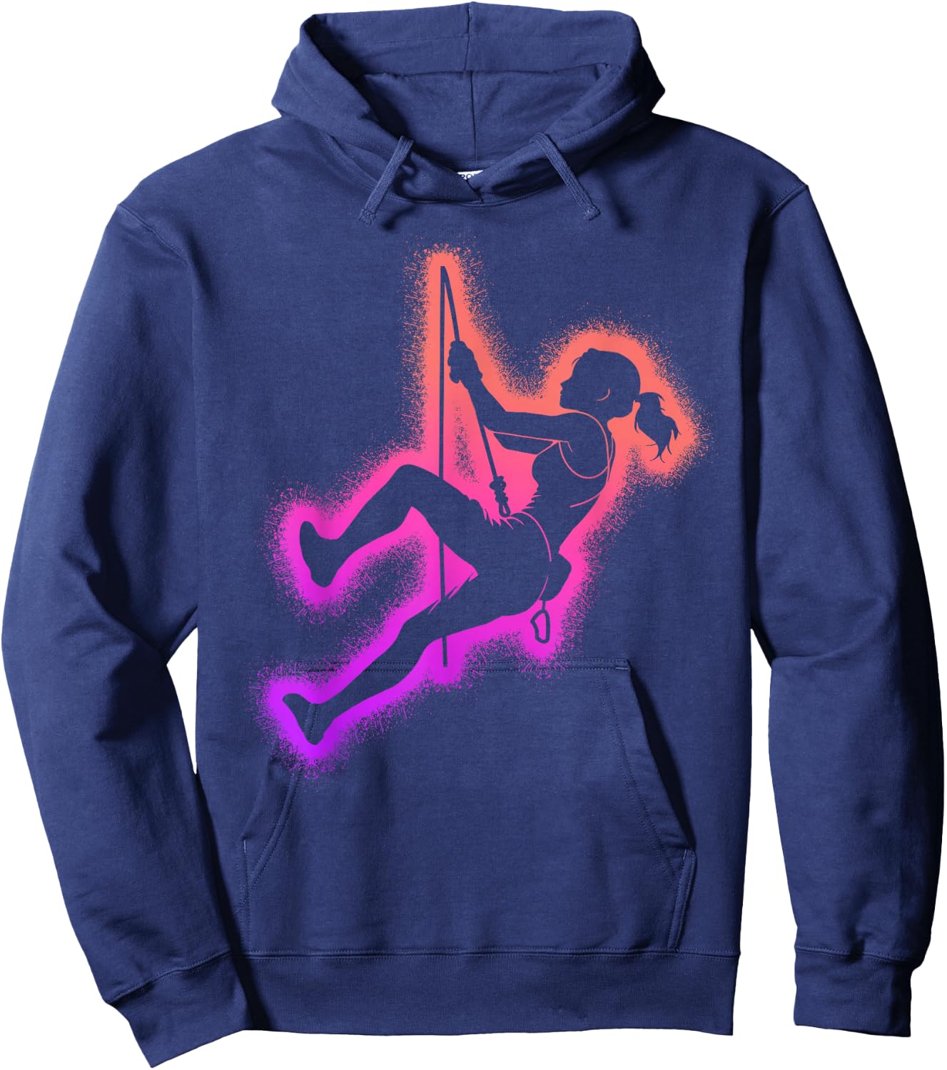 Bouldern Kletterer Bergsteigen Frauen Mädchen Klettern Hoodie - Hoodie | Navy