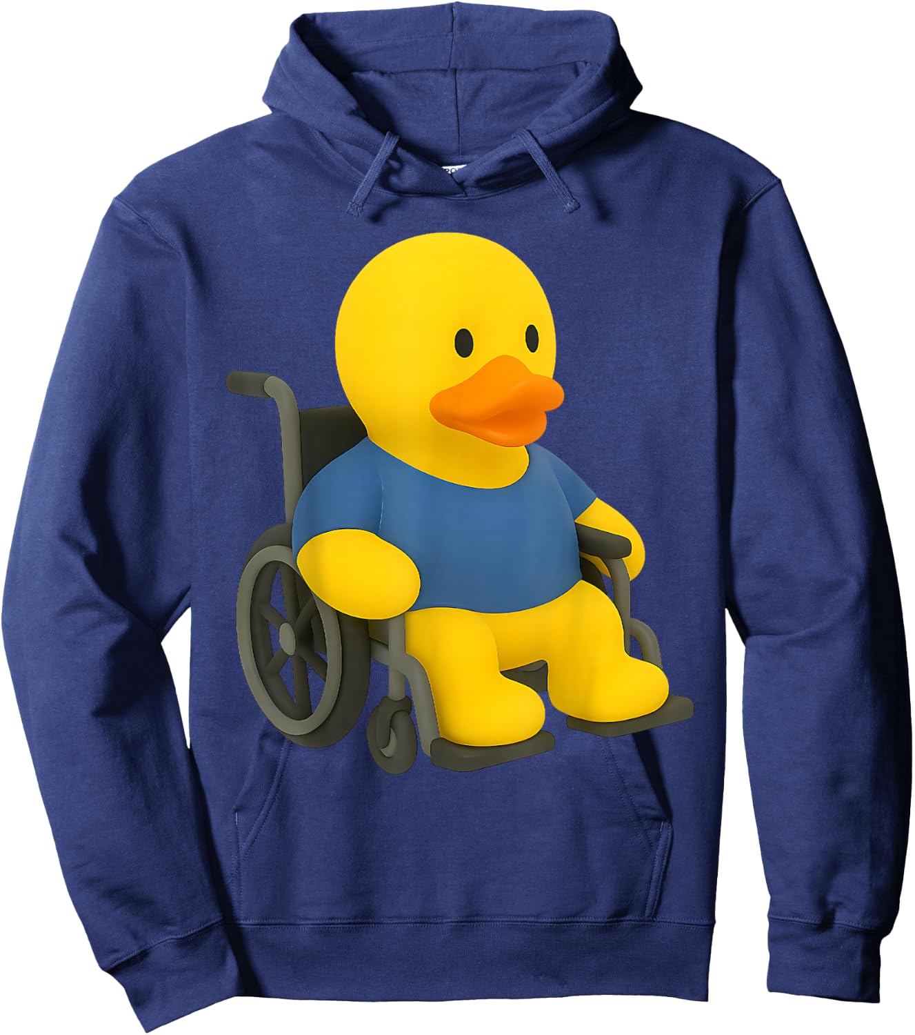 Rubber Duck in a Wheelchair Hoodie - Hoodie | Navy