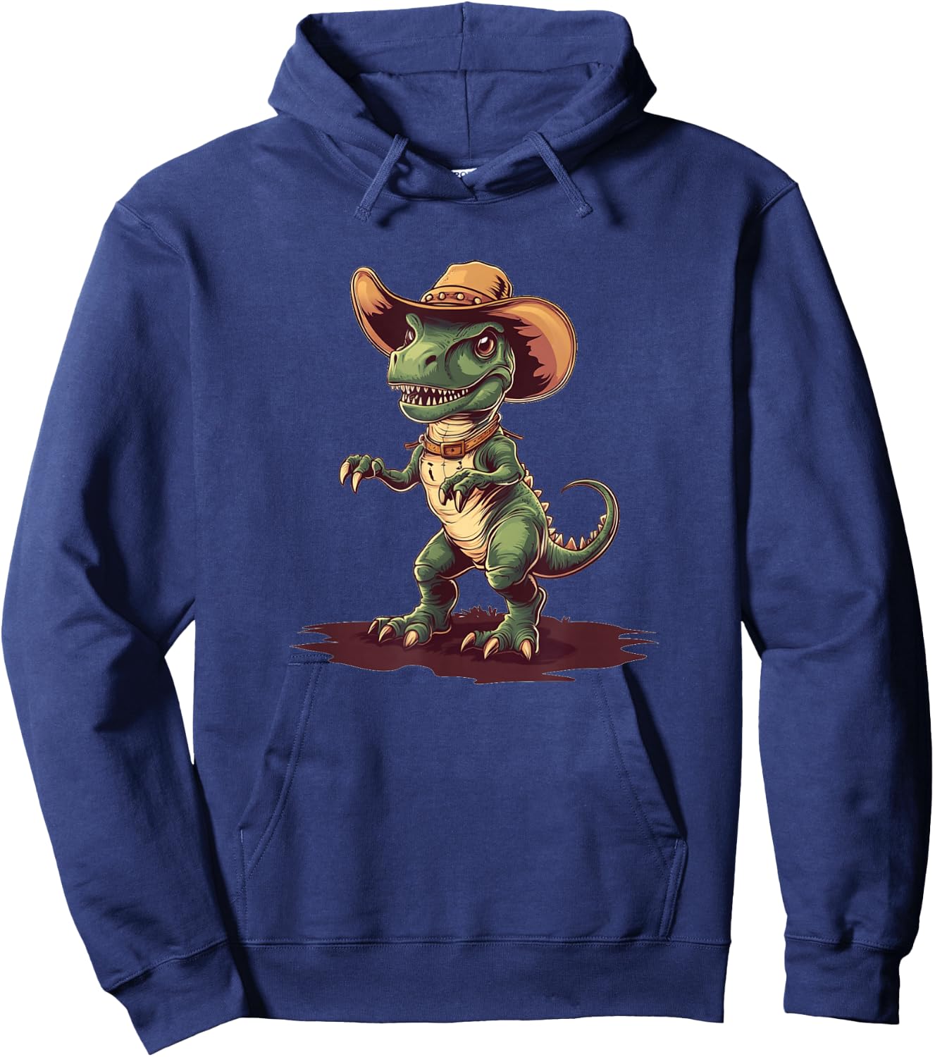 Nice Dinosaur Cowboy for Jurassic Ranch Lovers Hoodie - Hoodie | Navy
