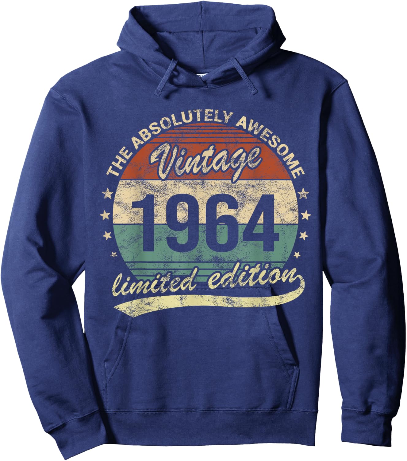 The Absolutely Awesome Vintage 1964 Mann oder Frau Geburtstag Hoodie - Hoodie | Navy