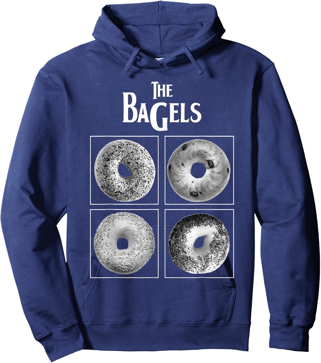 The Bagels Funny Bagel Bread Foodie Lover Bakery Food Gifts Hoodie - Hoodie | Navy
