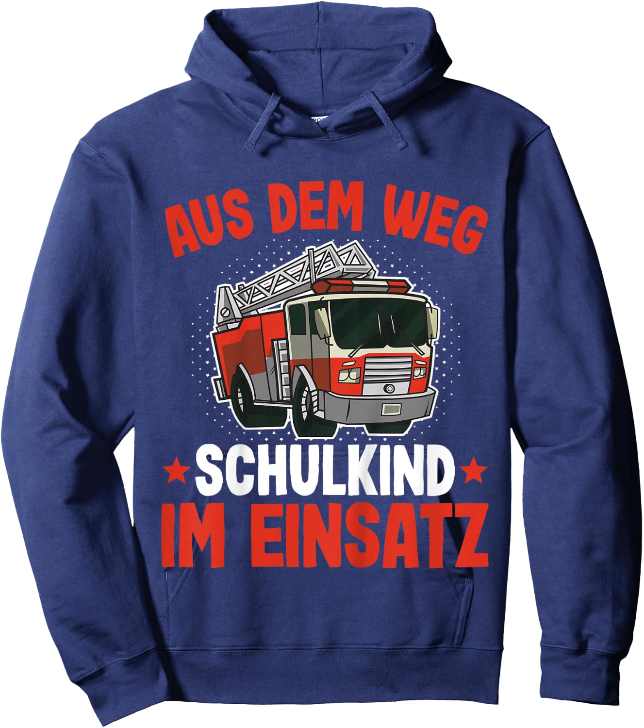 Kinder Schulanfang Feuerwehr | Einschulung Feuerwehr Hoodie - Hoodie | Navy