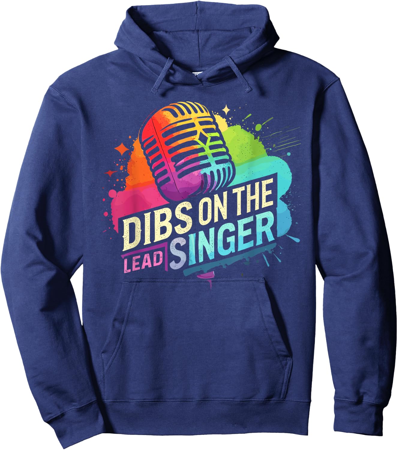 Dibs On The Lead Singer Shirt Band Shirt Funny Band Hoodie - Hoodie | Navy