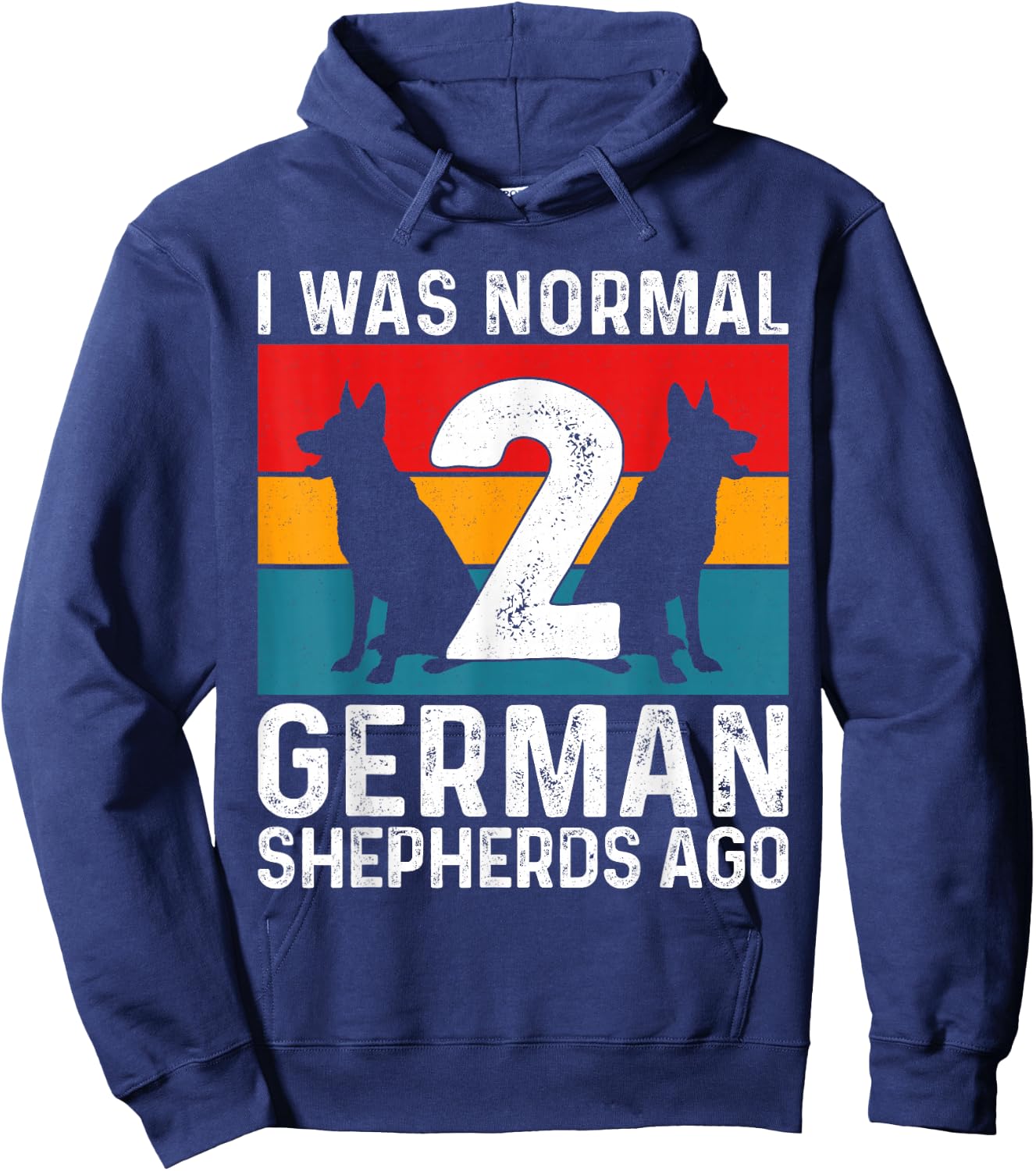 German Shepherd Men Women Dog Lover German Shepherd Puppy Hoodie - Hoodie | Navy