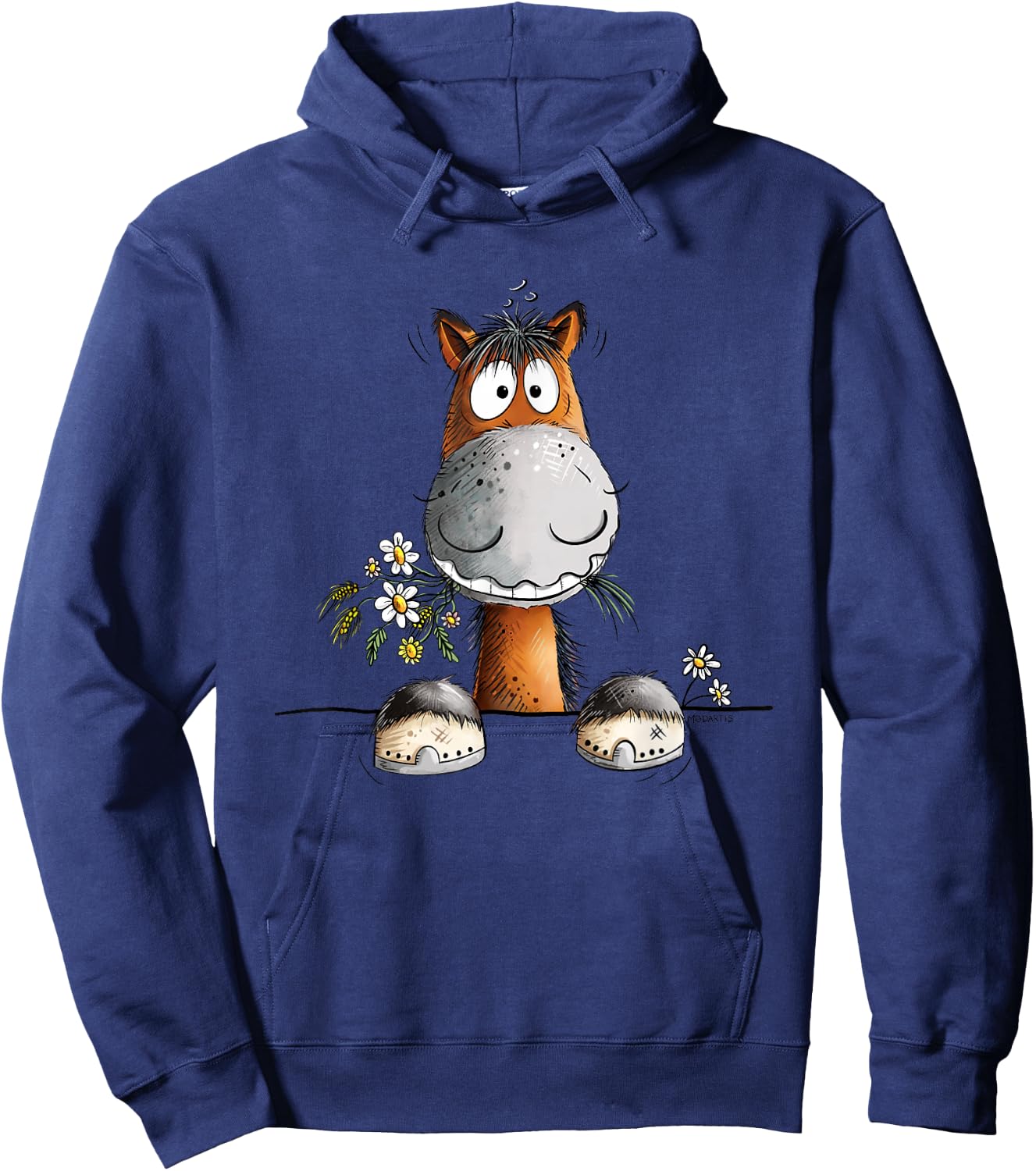Lustiges Pferd I Pony I Pferde Fan I Pferdemotiv Fun Hoodie - Hoodie | Navy