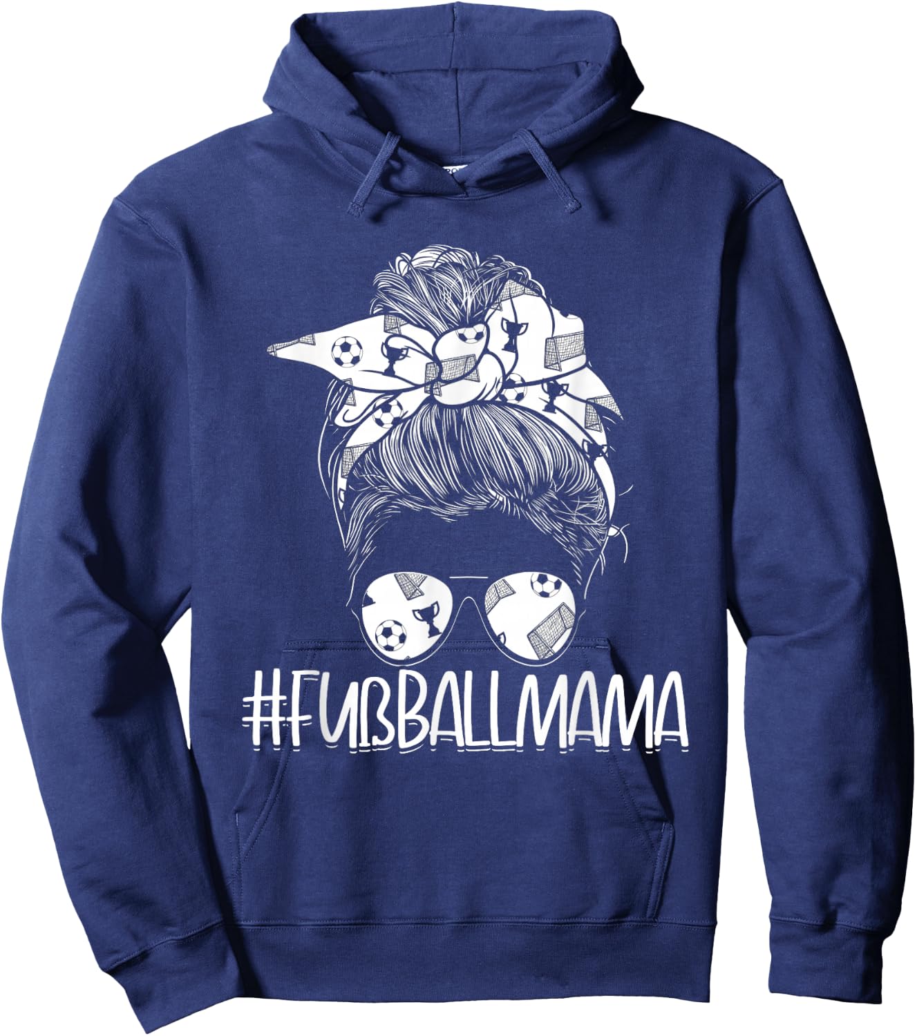 #Fußballmama Fußballer Fußballspieler Mutter Fußball Mama Hoodie - Hoodie | Navy