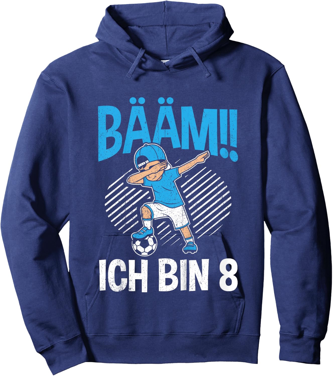 BÄÄM Ich bin 8 Dabbing Geburtstagsshirt 8 Jahre Jungs Hoodie - Hoodie | Navy