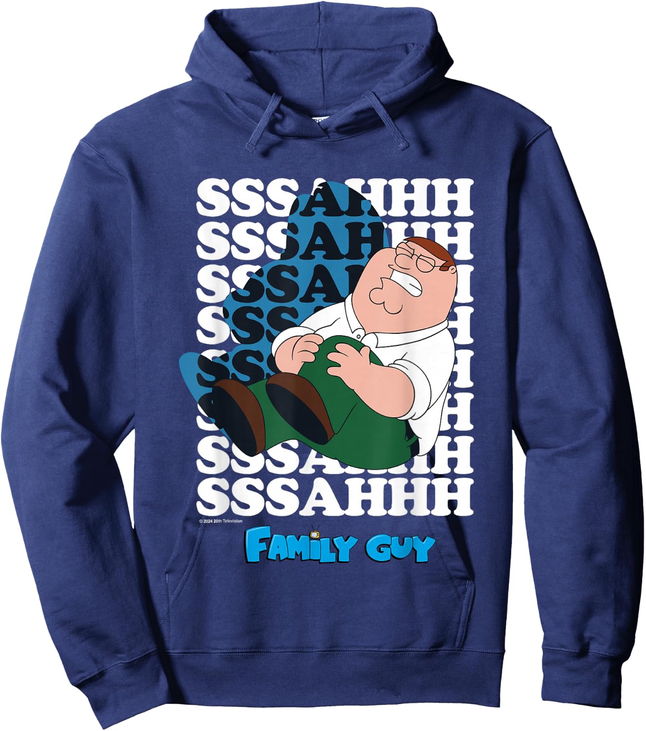 Family Guy Peter Griffin Knee Injury , Blue, S Hoodie - Hoodie | Navy