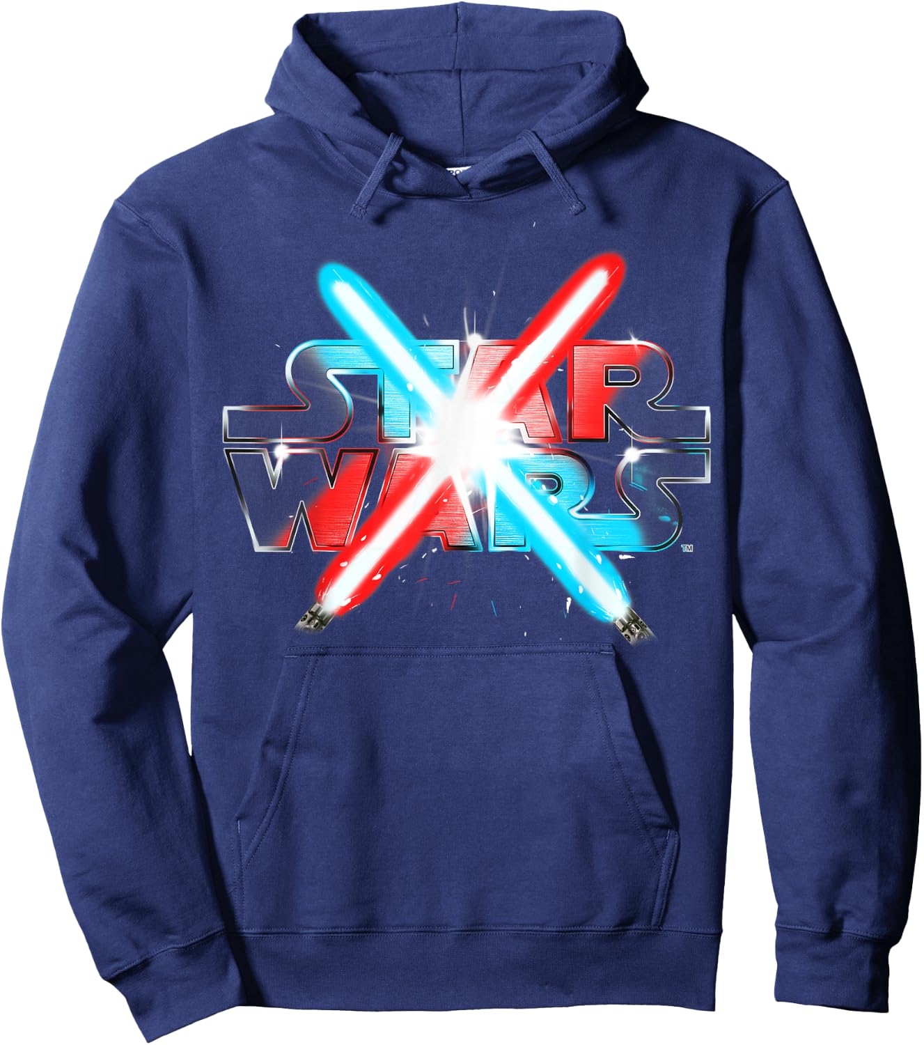 Star Wars Dueling Lightsabers Hoodie - Hoodie | Navy