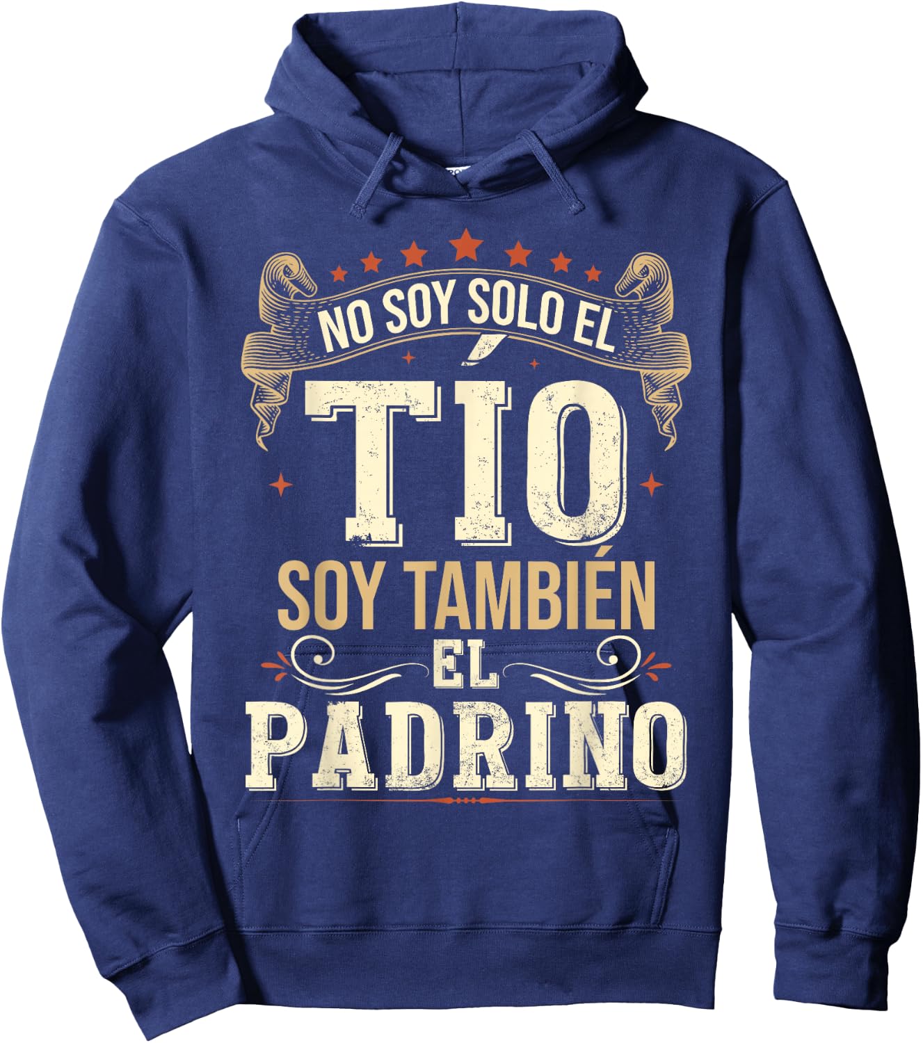 Regalos Originales para Tio Primerizos Embarazo No Soy Solo El To Soy Tambien El Padrino Hoodie - Hoodie | Navy