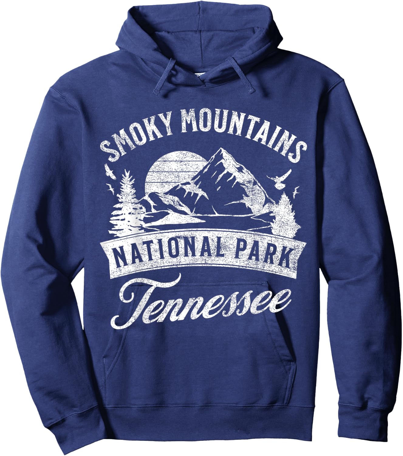 Great Smoky Mountains Nature Mountains Hiking Outdoors Hoodie - Hoodie | Navy
