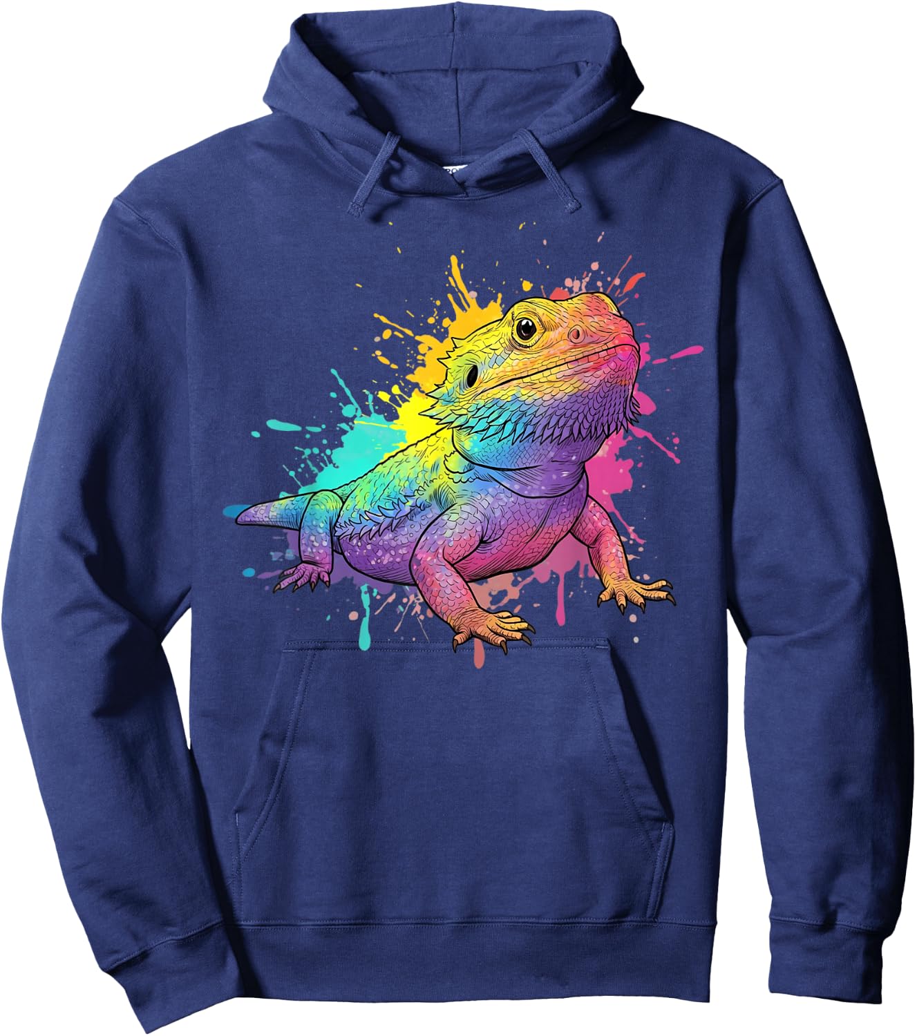 Bearded Dragon Beardie Lovers For Kids Boys Girls Men Women Hoodie - Hoodie | Navy