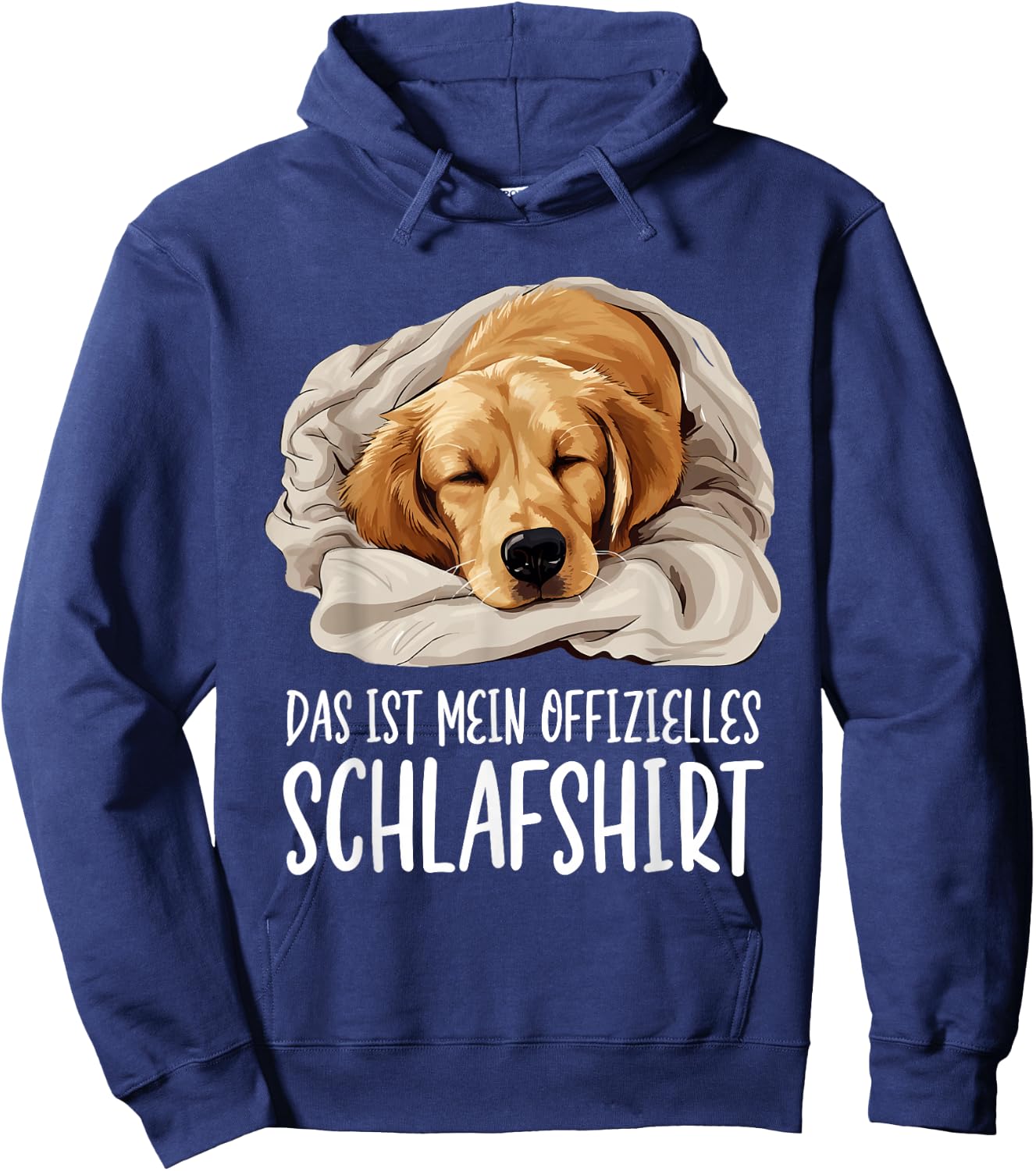 Süßer Hund Offizielles Schlafshirt Golden Retriever Hoodie - Hoodie | Navy