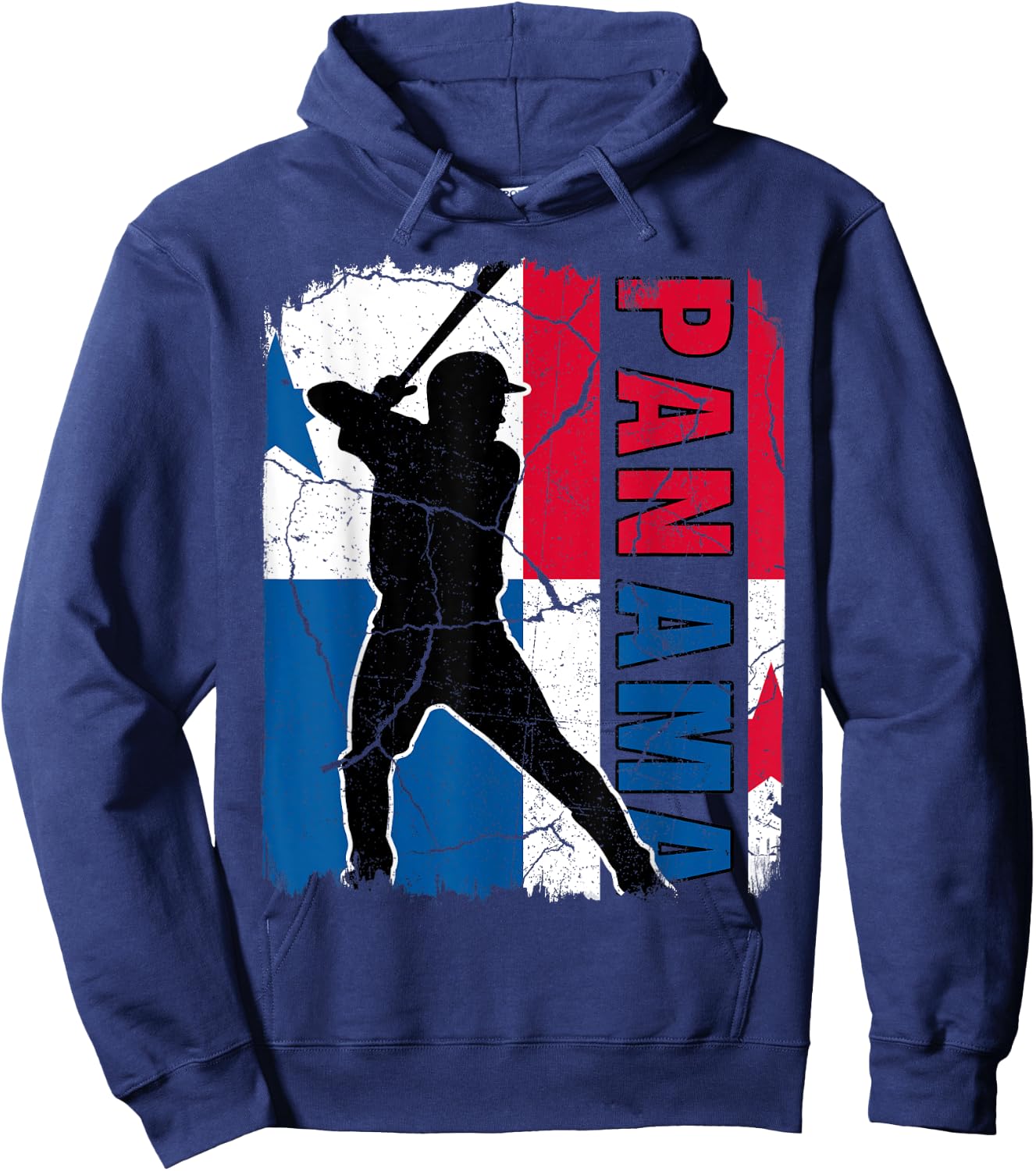 Panamanian Baseball Player Panama Flag Baseball Fans Hoodie - Hoodie | Navy