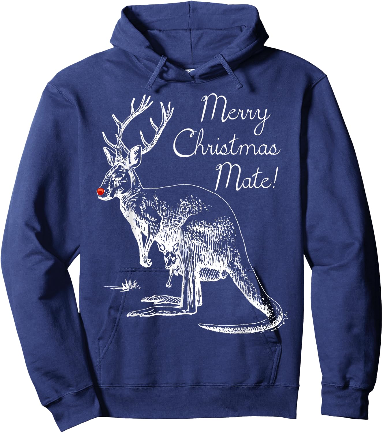Australia Christmas Shirt - Merry Christmas Mate Hoodie - Hoodie | Navy