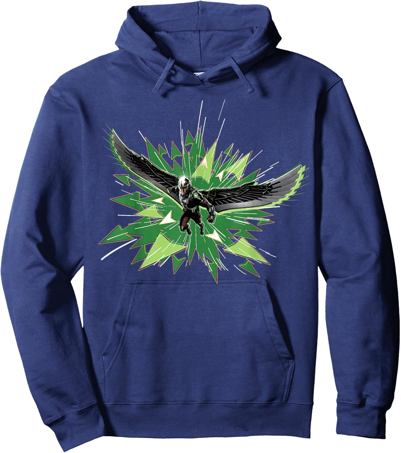 Marvel Studios Captain America: Brave New World Falcon Burst Hoodie - Hoodie | Navy