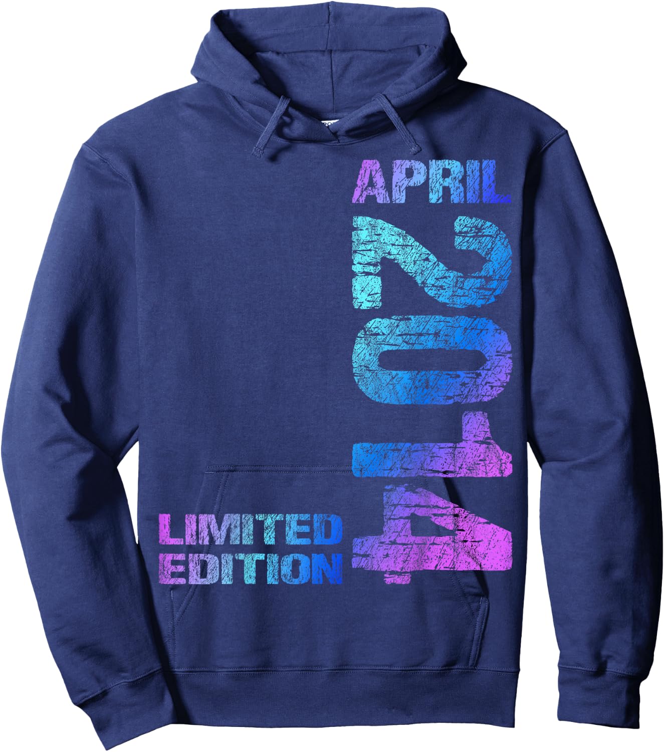 April 2014 Junge Mädchen 12. Geburtstag Limited Edition 12 Hoodie - Hoodie | Navy