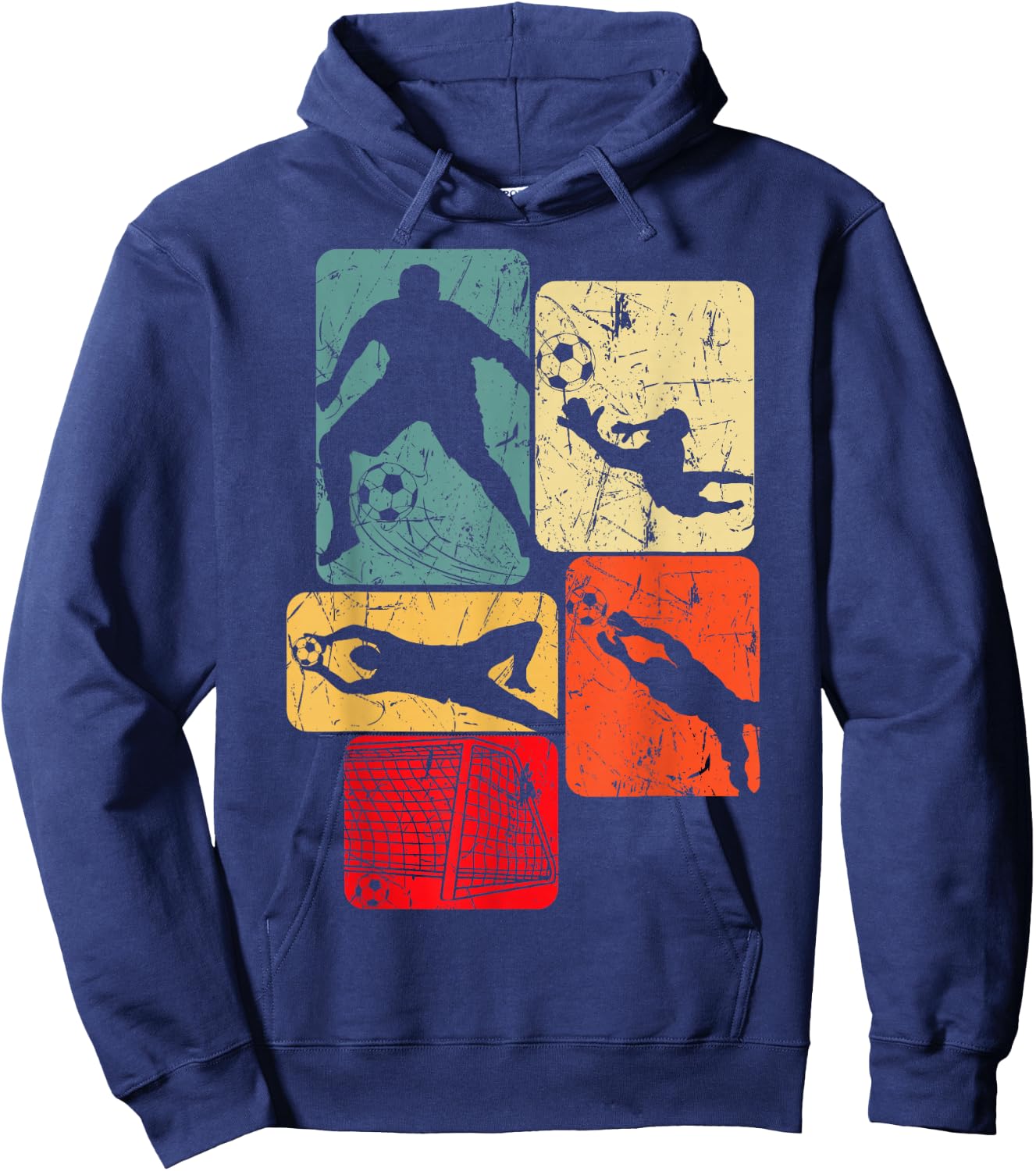 Football Goalkeeper Boy , black Hoodie - Hoodie | Navy