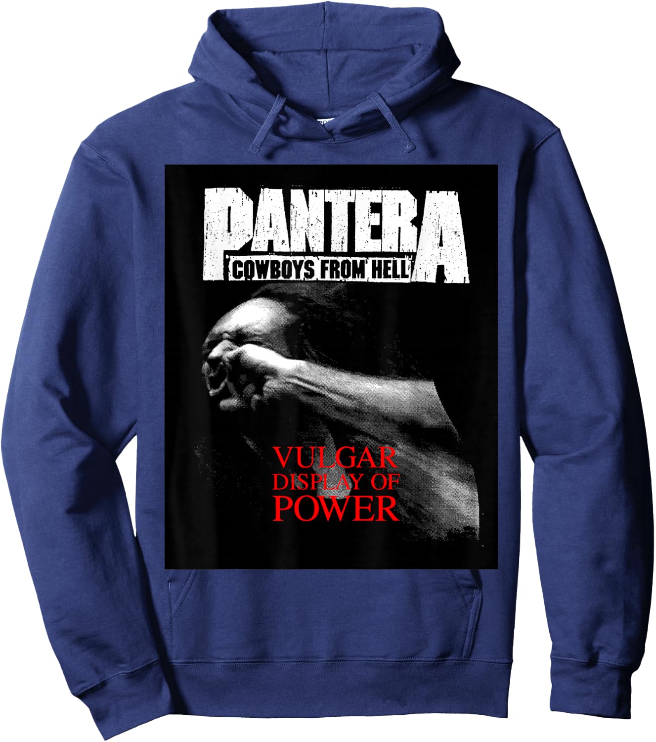 Pantera Official Vulgar Display Of Power , black Hoodie - Hoodie | Navy