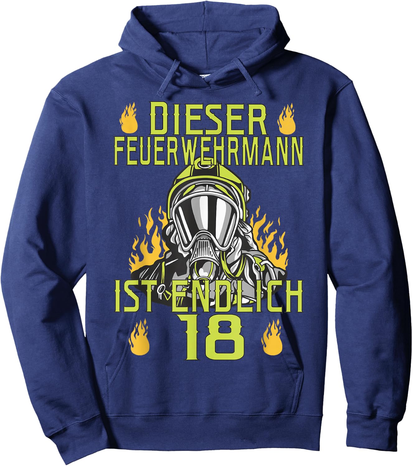 Dieser Feuerwehrmann ist endlich 18 - Freiwillige Feuerwehr Hoodie - Hoodie | Navy