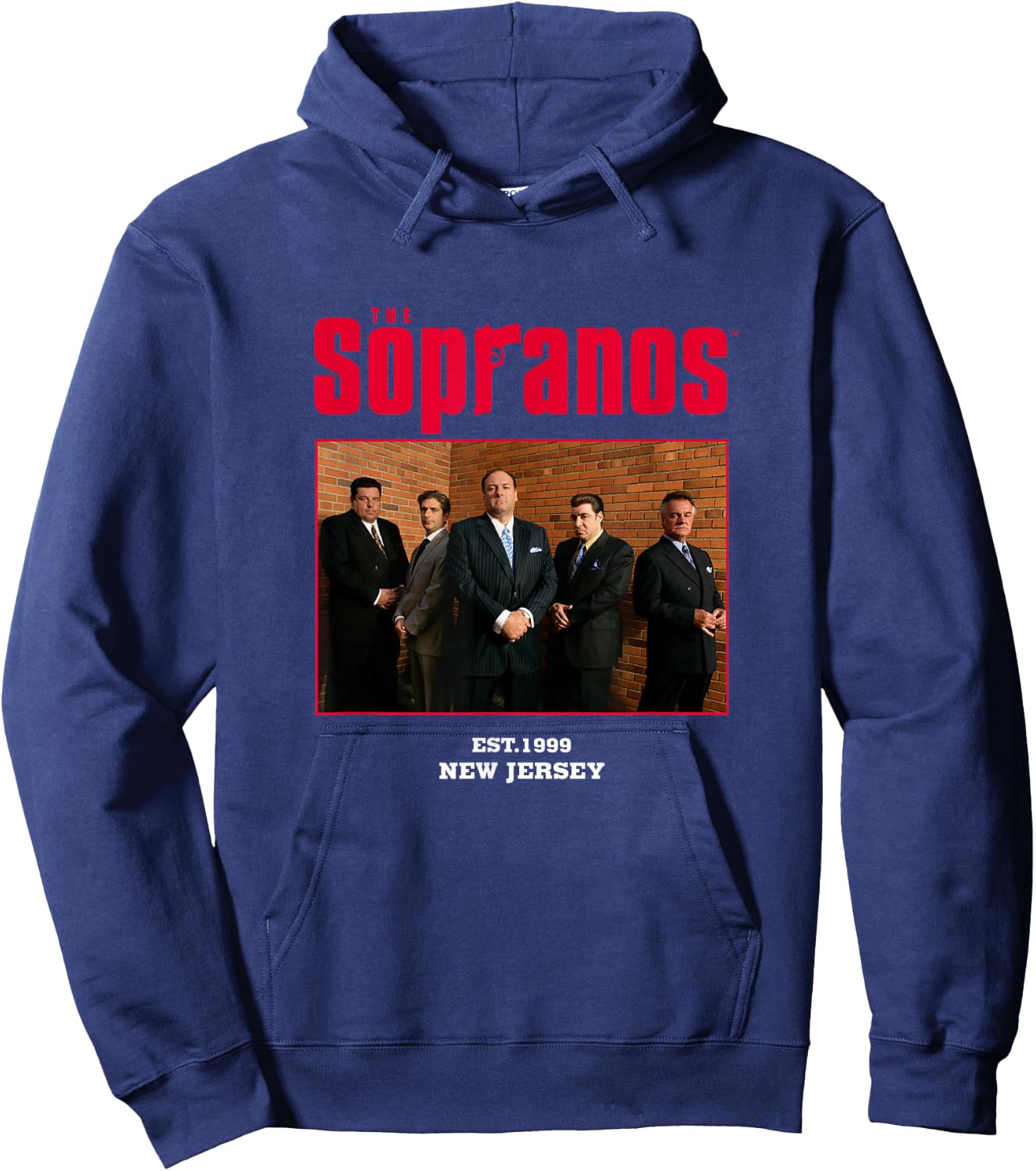 Sopranos, New Jersey team broadcasts Crime photo series Hoodie - Hoodie | Navy