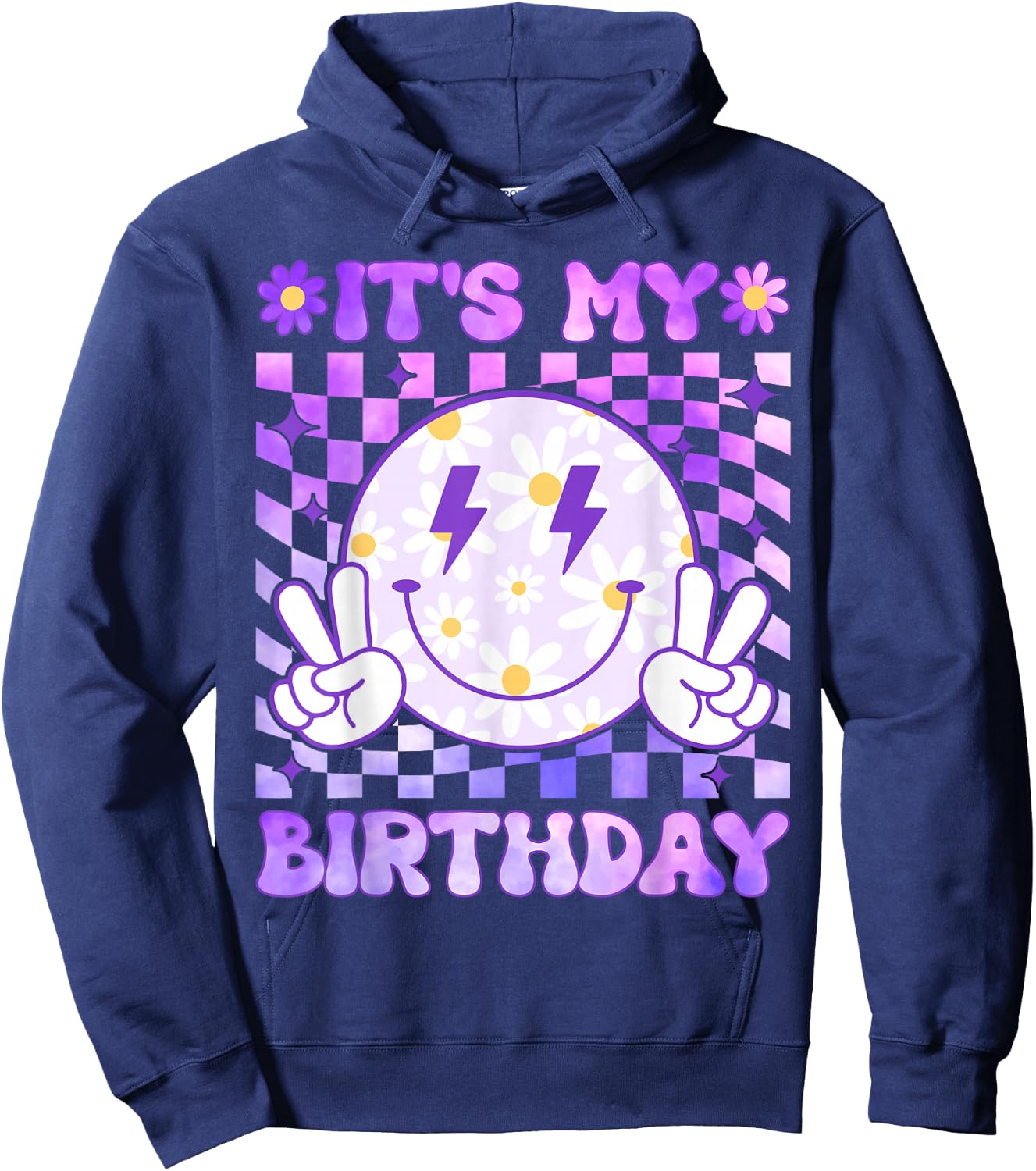 It's My Birthday Women Teens Girls Kid Birthday Party Hoodie - Hoodie | Navy