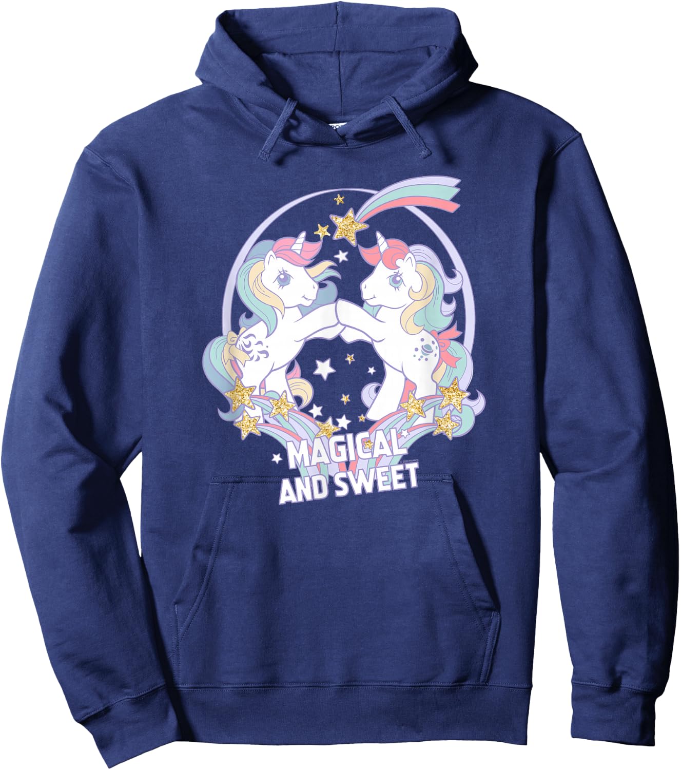 My Little Pony Retro Magical and Sweet Original Pony Friends Hoodie - Hoodie | Navy
