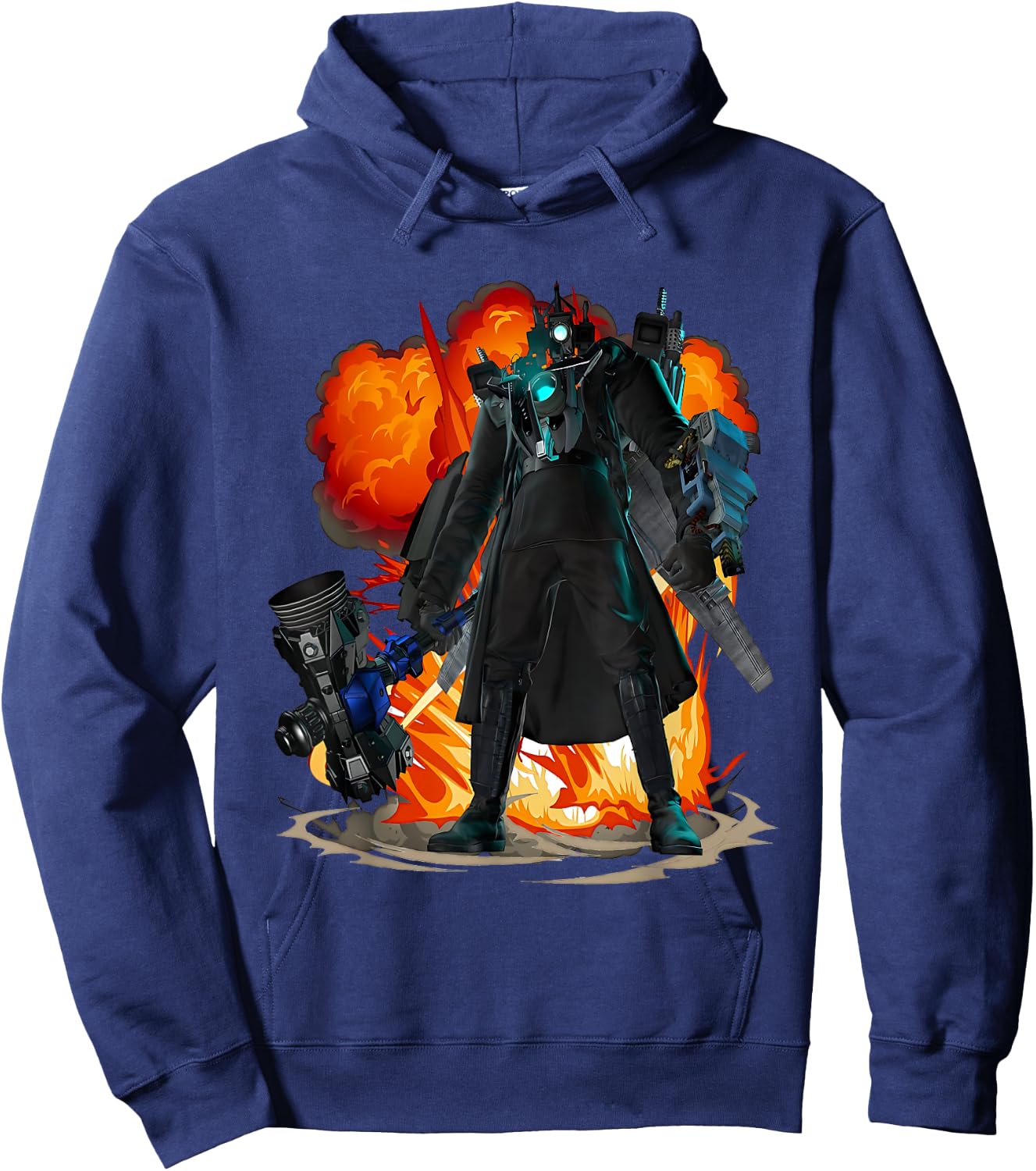 Birthday Boy Gifts for Kids, Adults Skibidi toilet Hoodie - Hoodie | Navy