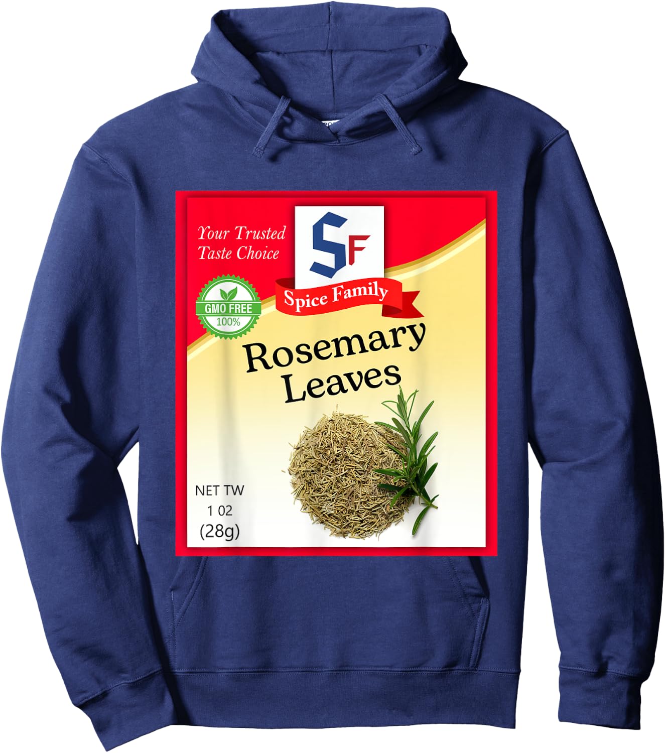 Rosemary Leaves Condiment Holiday Spice Group Costumes Hoodie - Hoodie | Navy