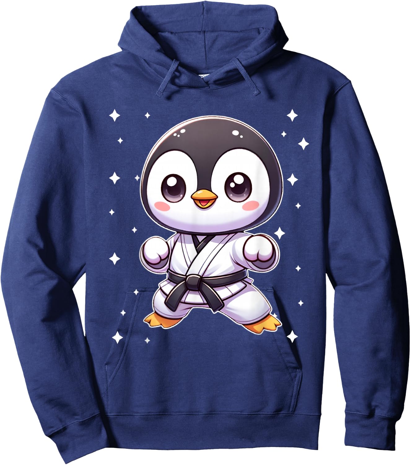 Cute kawaii karate penguin Martial Arts Hoodie - Hoodie | Navy