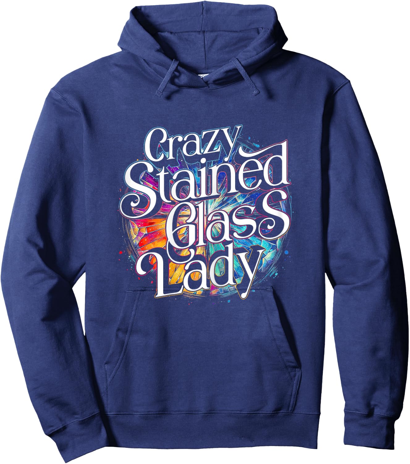 Stained Glass Artist Glass Painter Hoodie - Hoodie | Navy