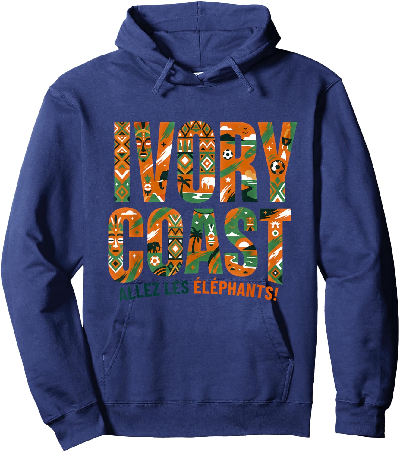 Cote D'Ivoire Ivory Coast Hoodie - Hoodie | Navy